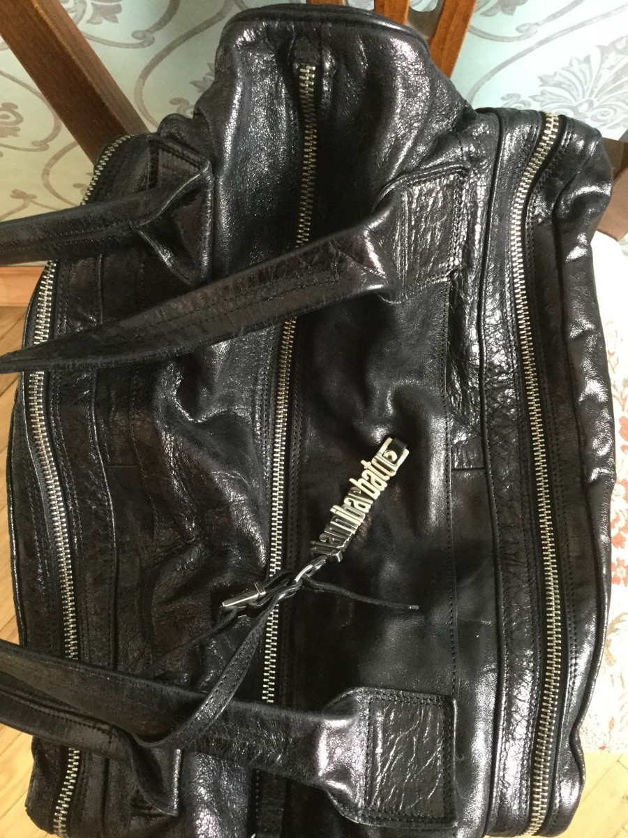 Gianni Barbato - Big leather bag.Like Saint Laurent or Dior bags - 3