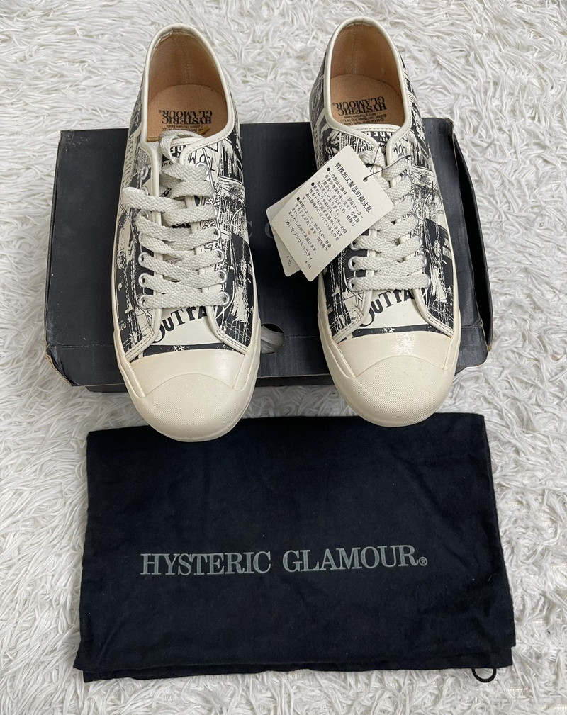 HYSTERIC GLAMOUR x New York Dolls LEATHER SNEAKER LOW-CUT - 1