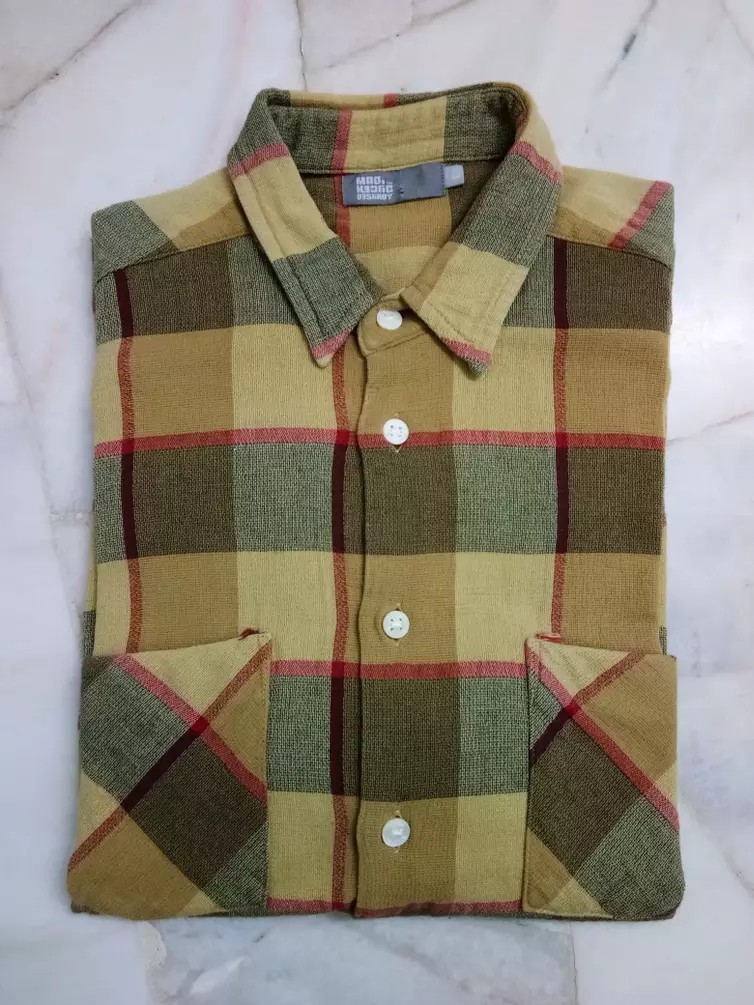 Japanese Brand - REALMAD HECTIC DESTROY BUFFALO PLAID BUTTON DOWN SHIRT - 9
