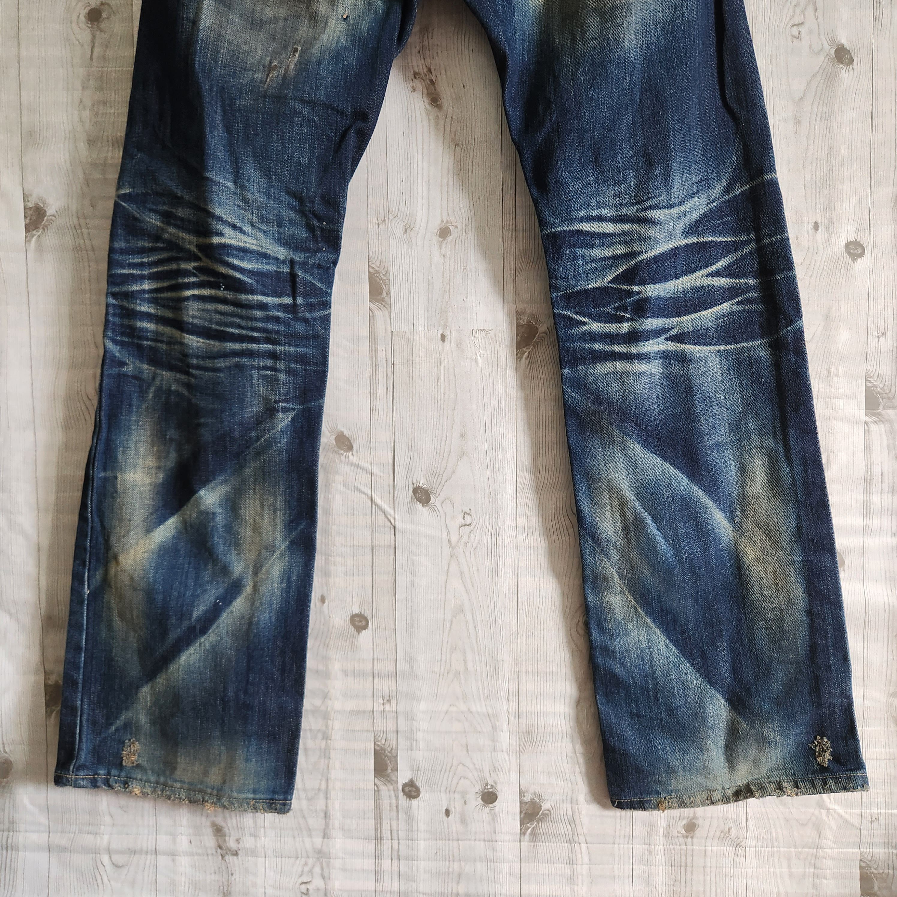 Japanese Brand - Japan Acid Wash DPSR Flare Jeans Distressed Denim - 8