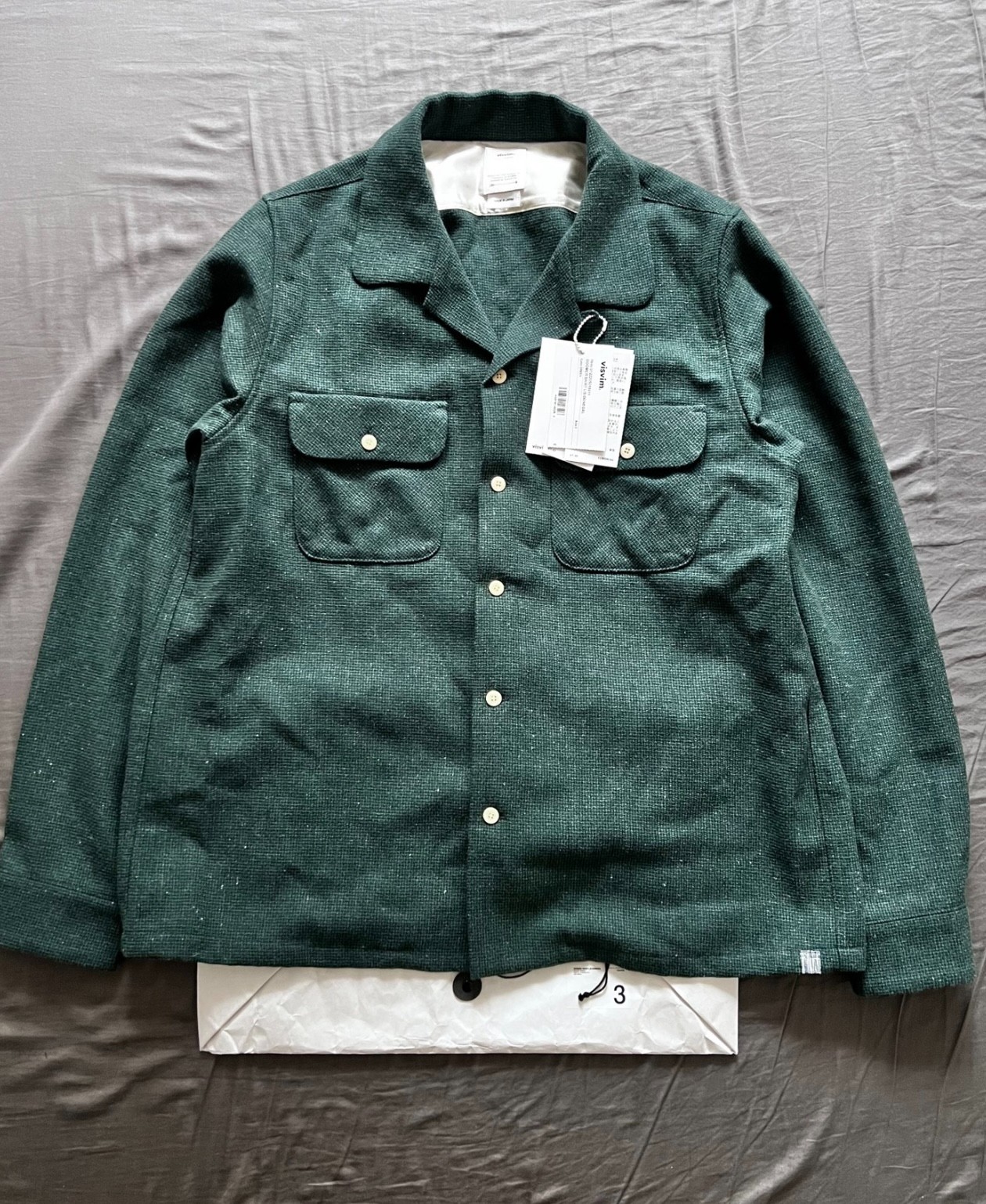 visvim VISVIM 22AW BOOMER SHIRT L/S DONEGAL Cuban collar long