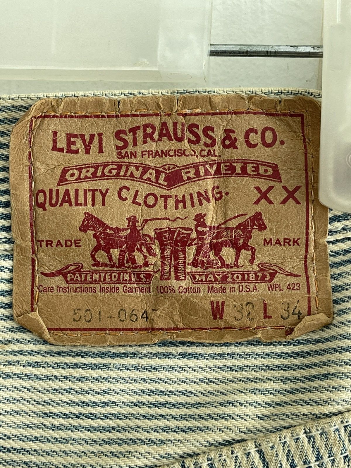 Vintage Levis 501 80s - 4