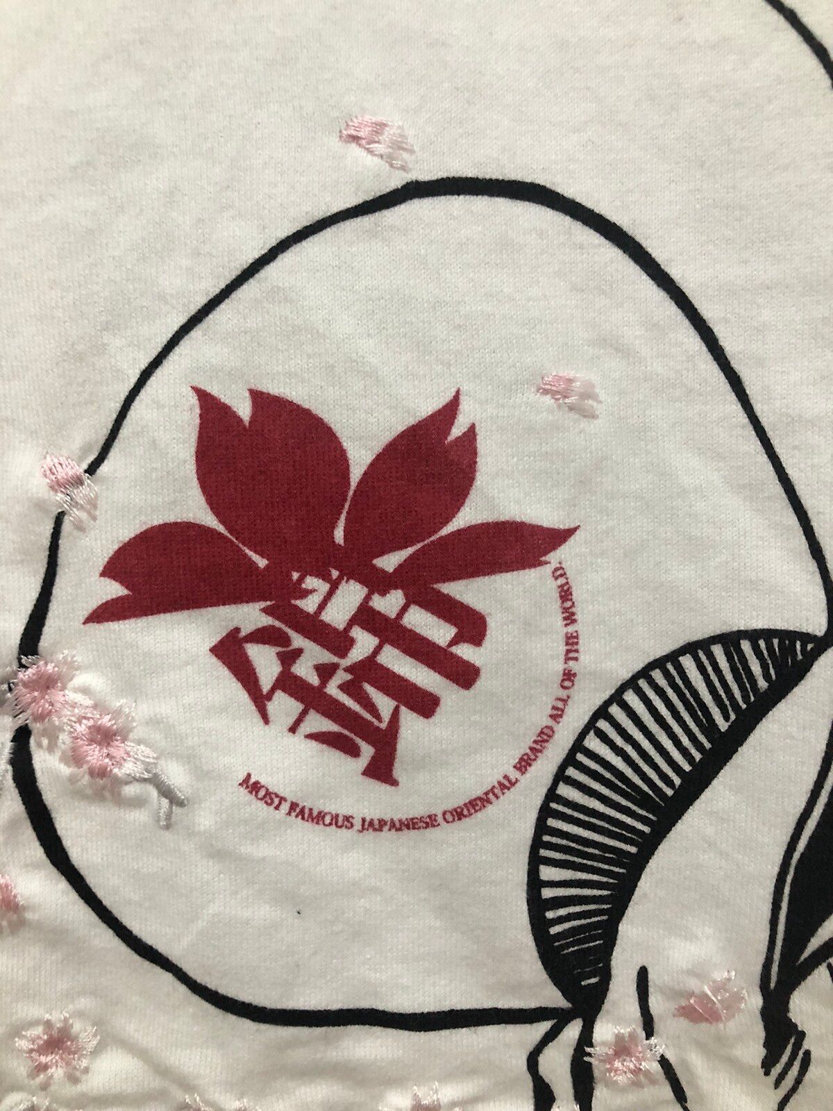 Rare Evangelion Rei Ayanami Embroidery Sakura Flower - 9