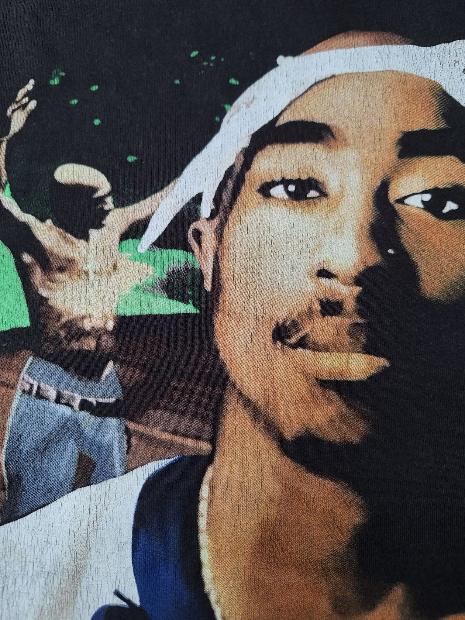 vintage 90s 2pac tupac raptee tshirt not ice cube eminem snoop dogg dr dree rock tee - 6