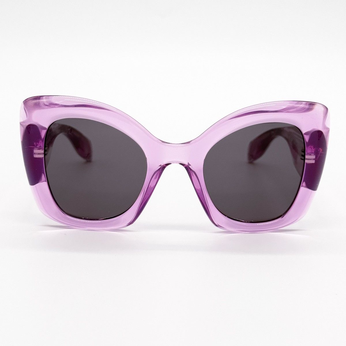 NEW ALEXANDER MCQUEEN AM0402S 004 PURPLE WOMEN SUNGLASSES - 3