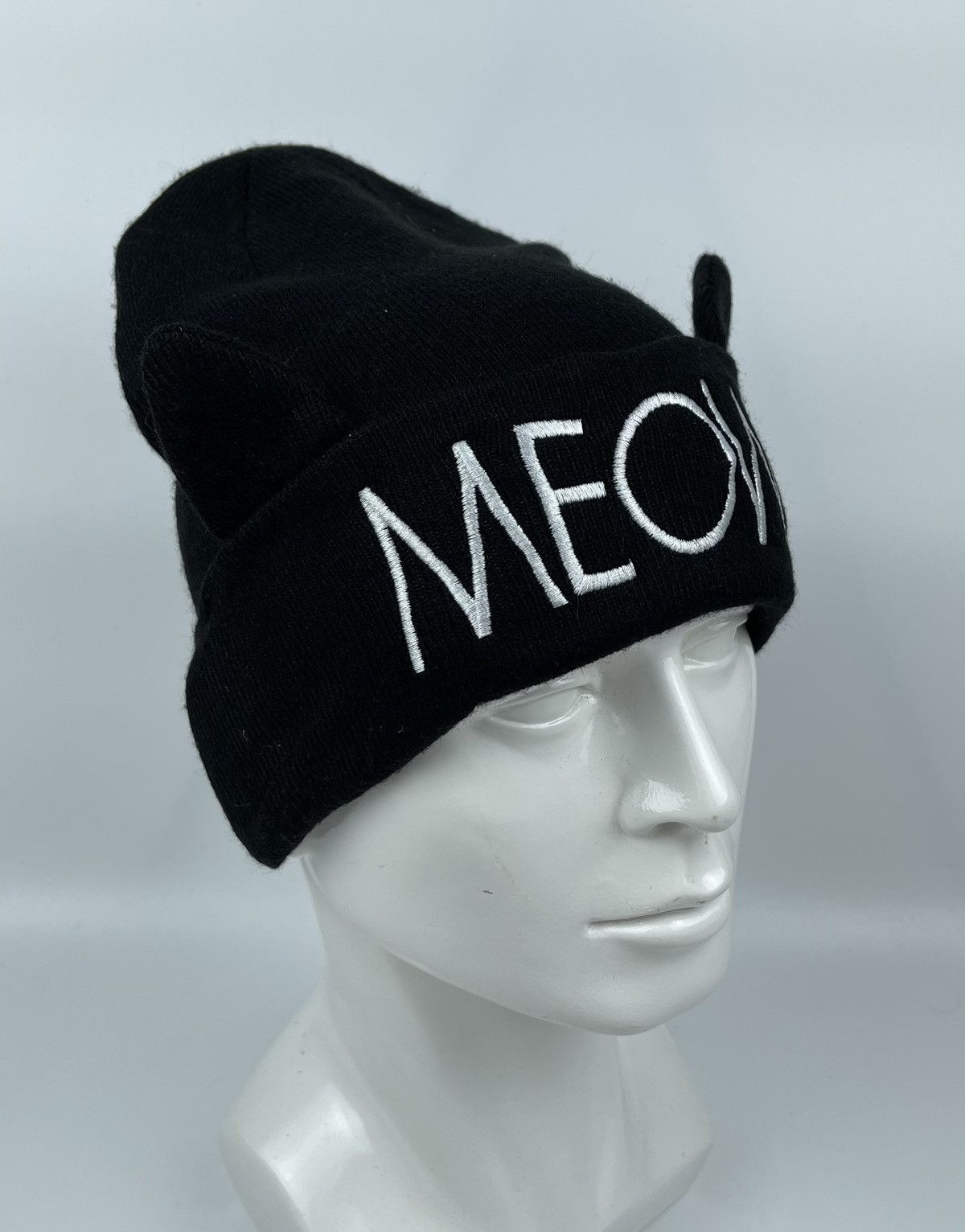 H&M - meow beanie hat with ear - 2