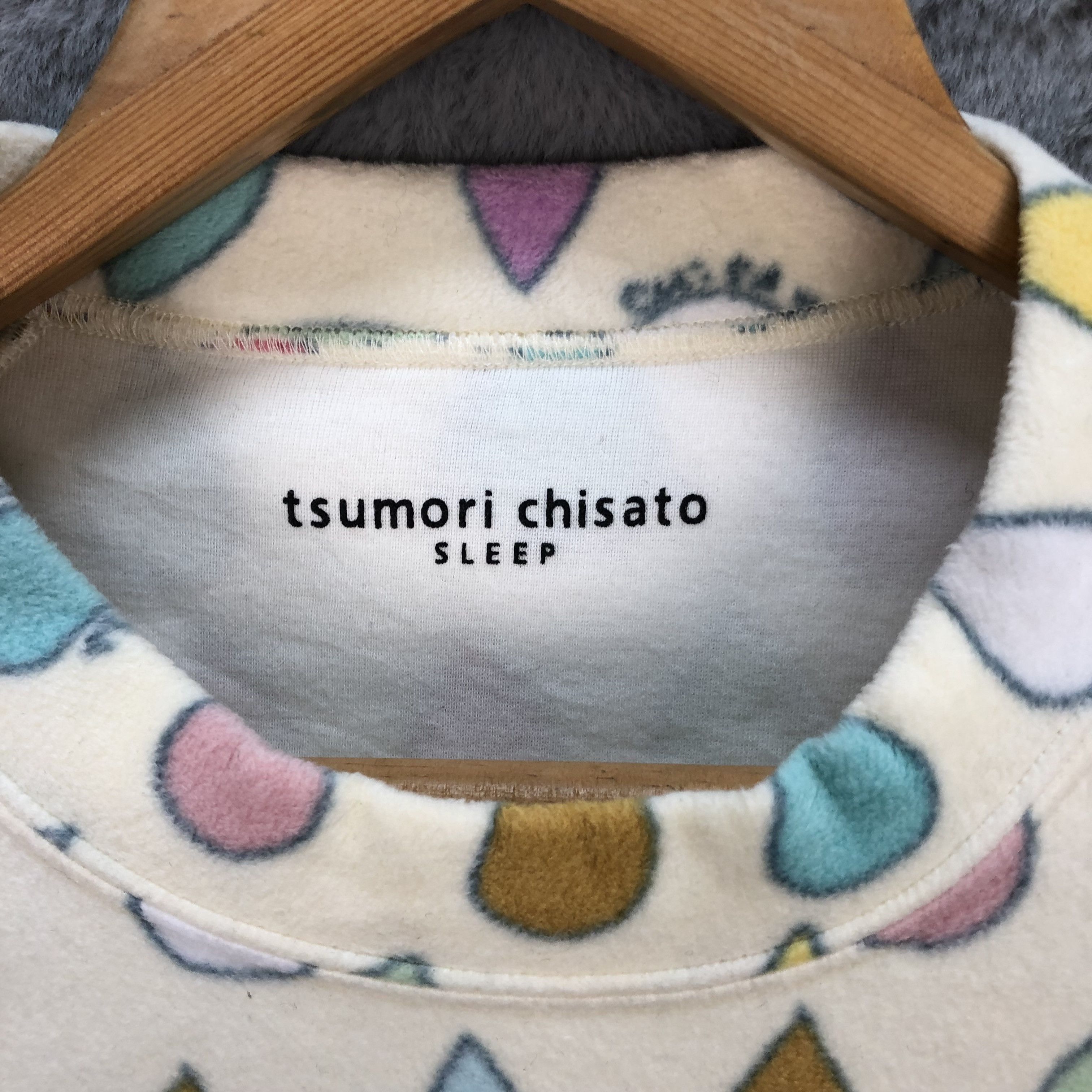Tsumori Chisato Sleep Water Drop Fleece Sweatshirt #5683-202 - 7