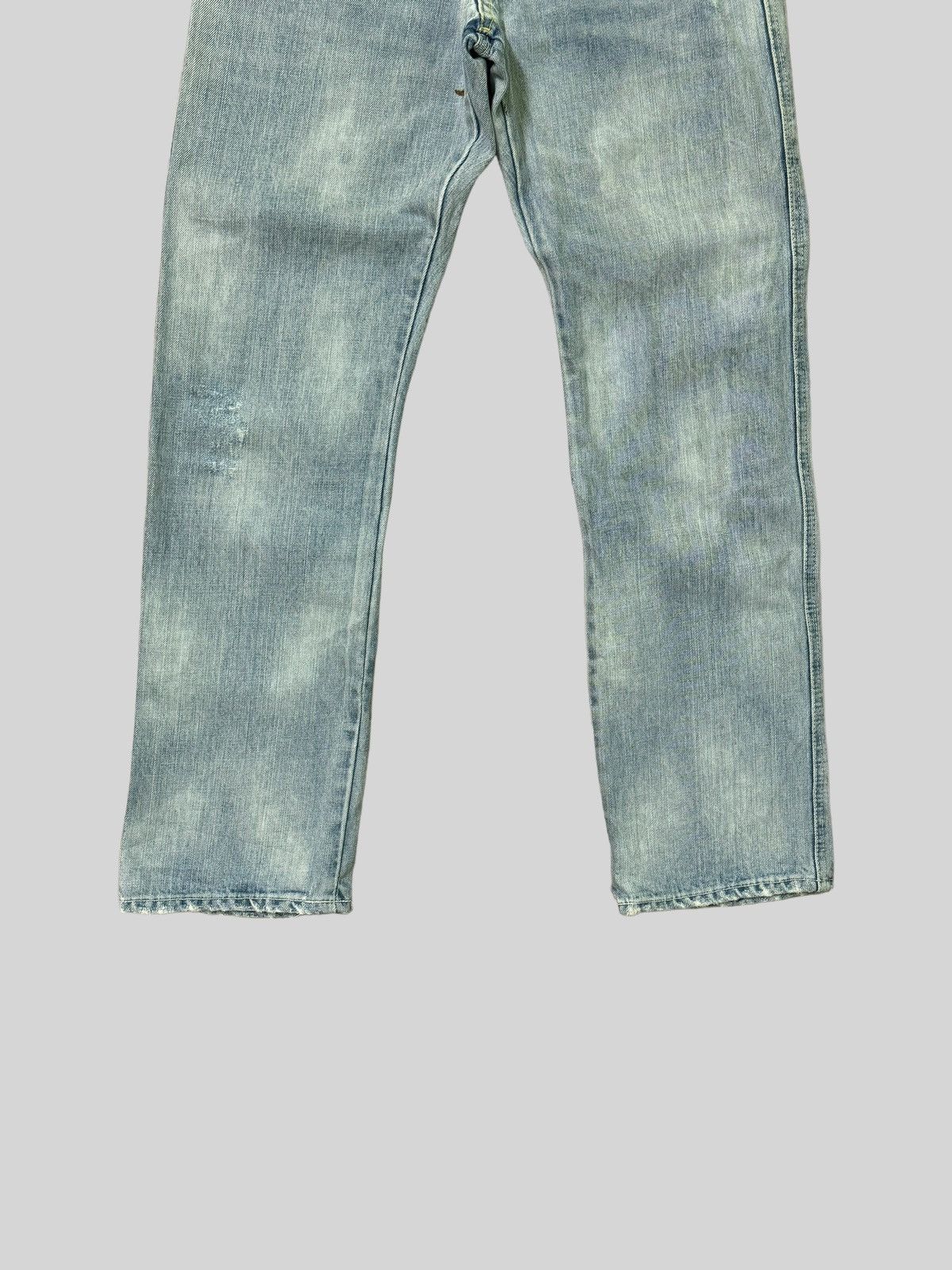 Vintage - Distressed COCOLULU Mud WashThrashed Faded Jeans - 6