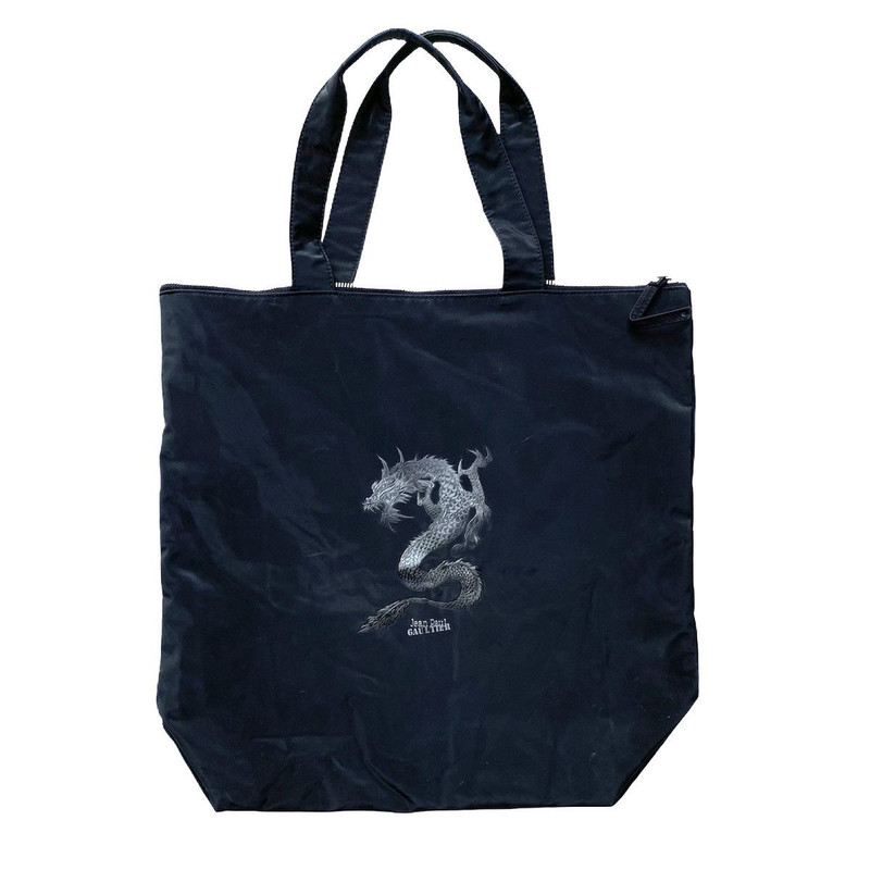Vintage JPG Dragon Nylon Tote Bag - 1