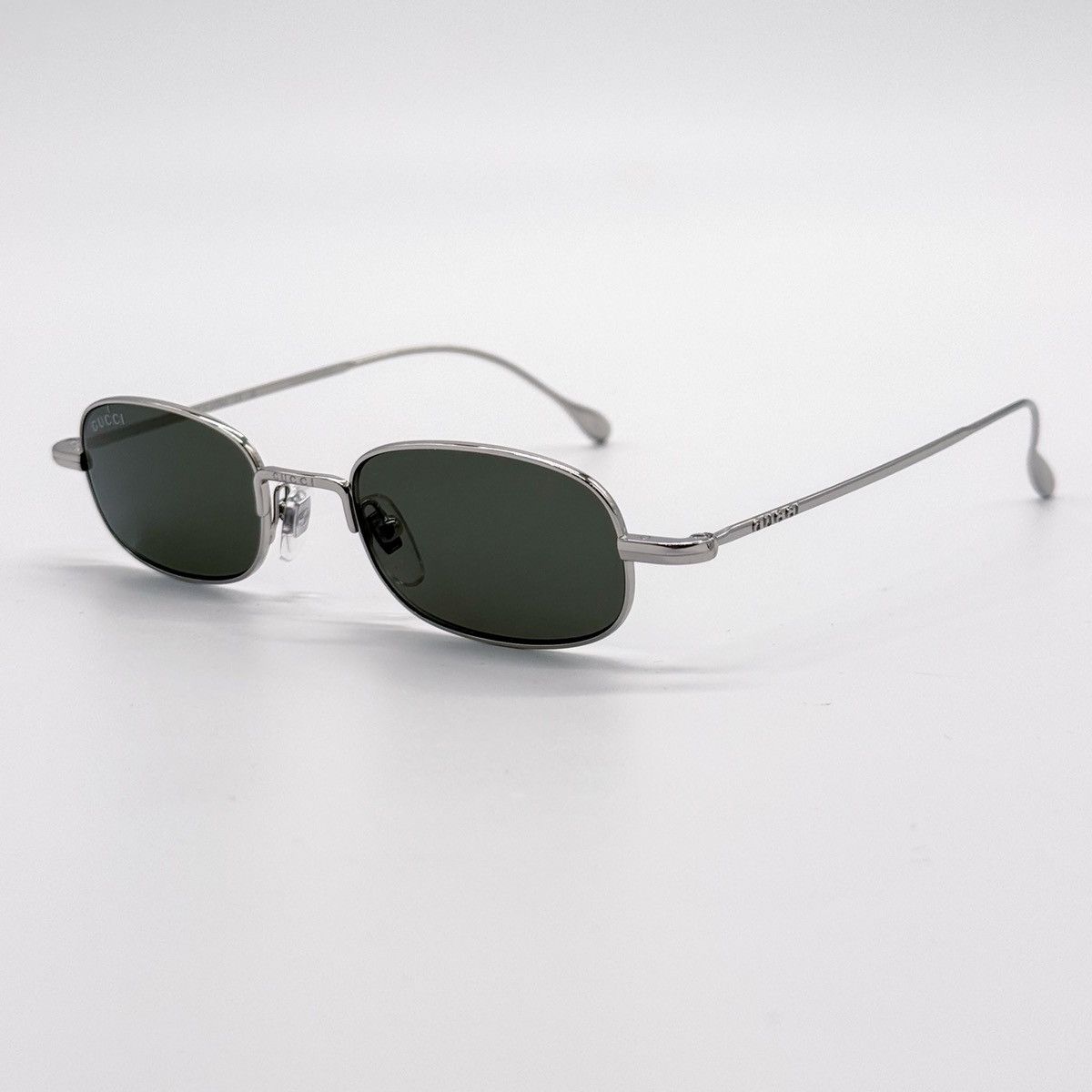 NEW GG1648S 008 GUCCI SILVER METAL GREY UNISEX SUNGLASSES - 2