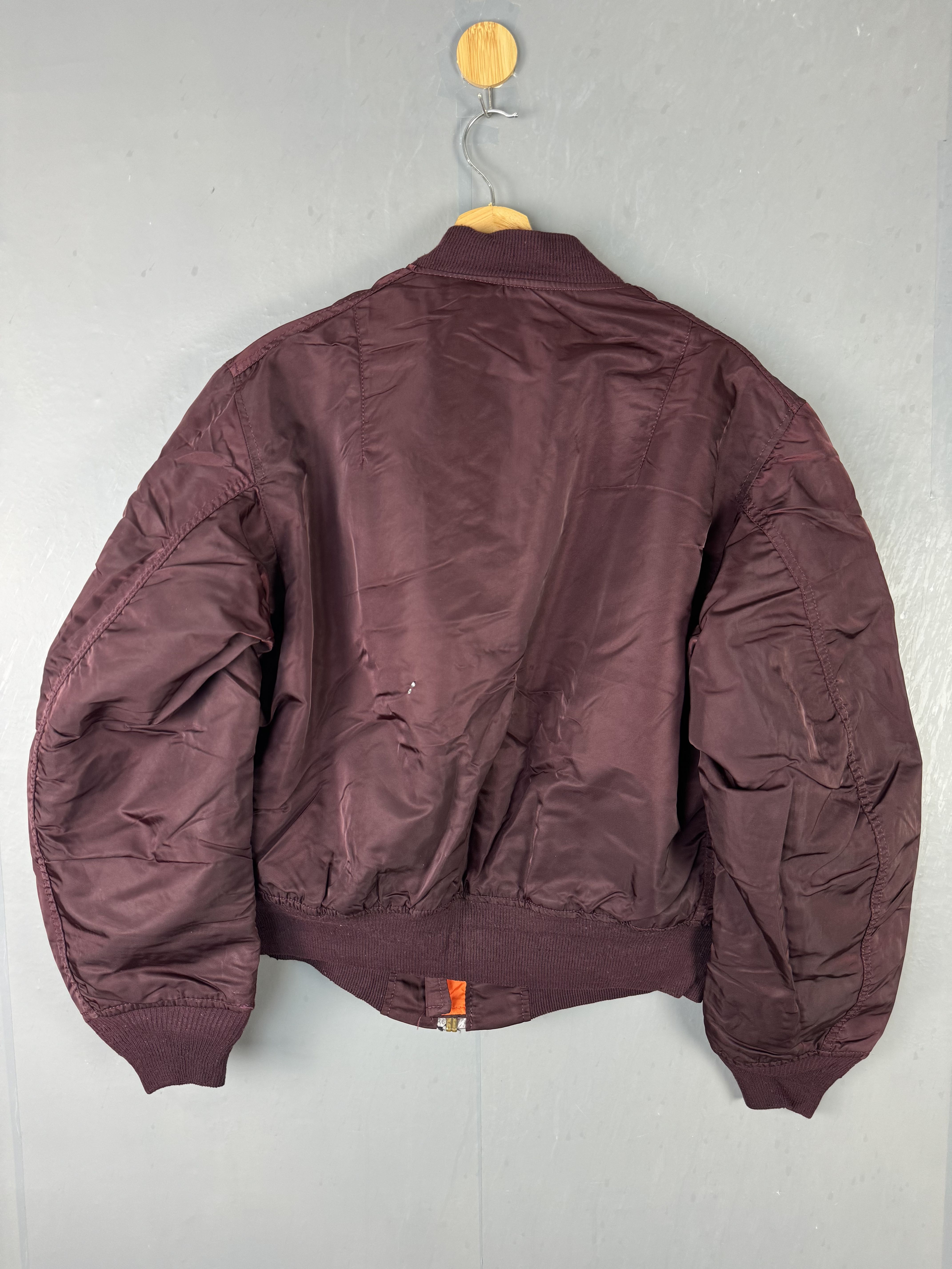 ALPHA INDUSTRIES USAF MILITARY STYLE BOMBER JACKET - 2