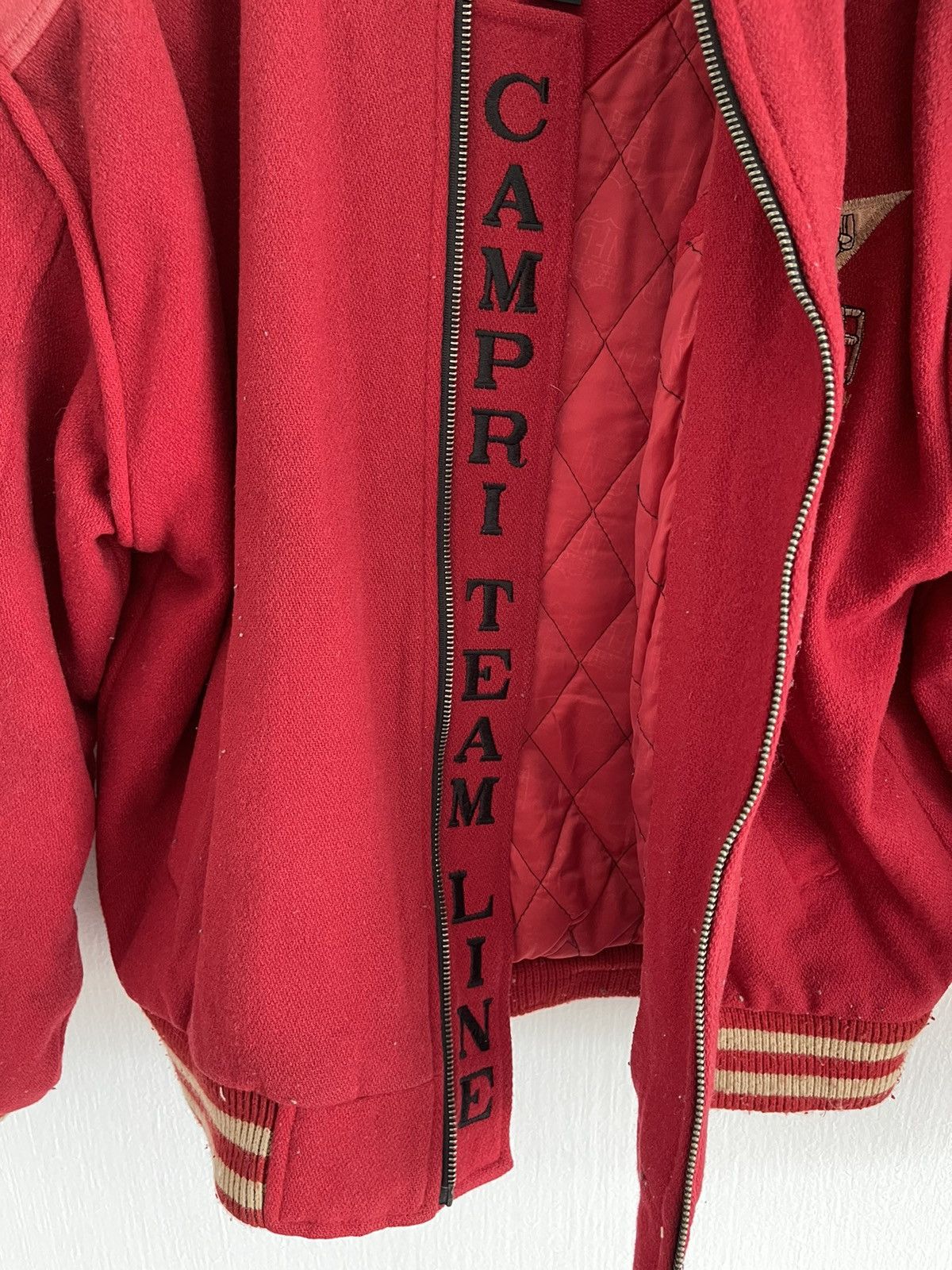 Vintage - Vntg 90s Campri NFL San Francisco 49ers Wool Varsity Jacket - 10