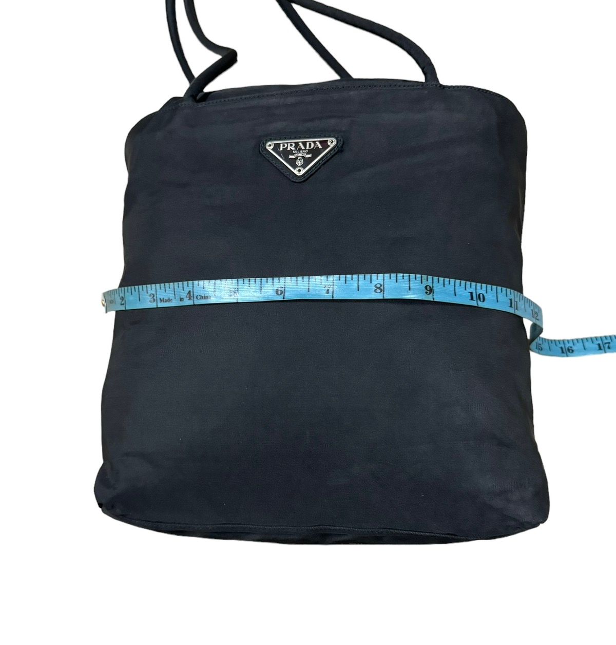 Authentic🔥Prada Tessuto Black Nylon Tote Bags - 16