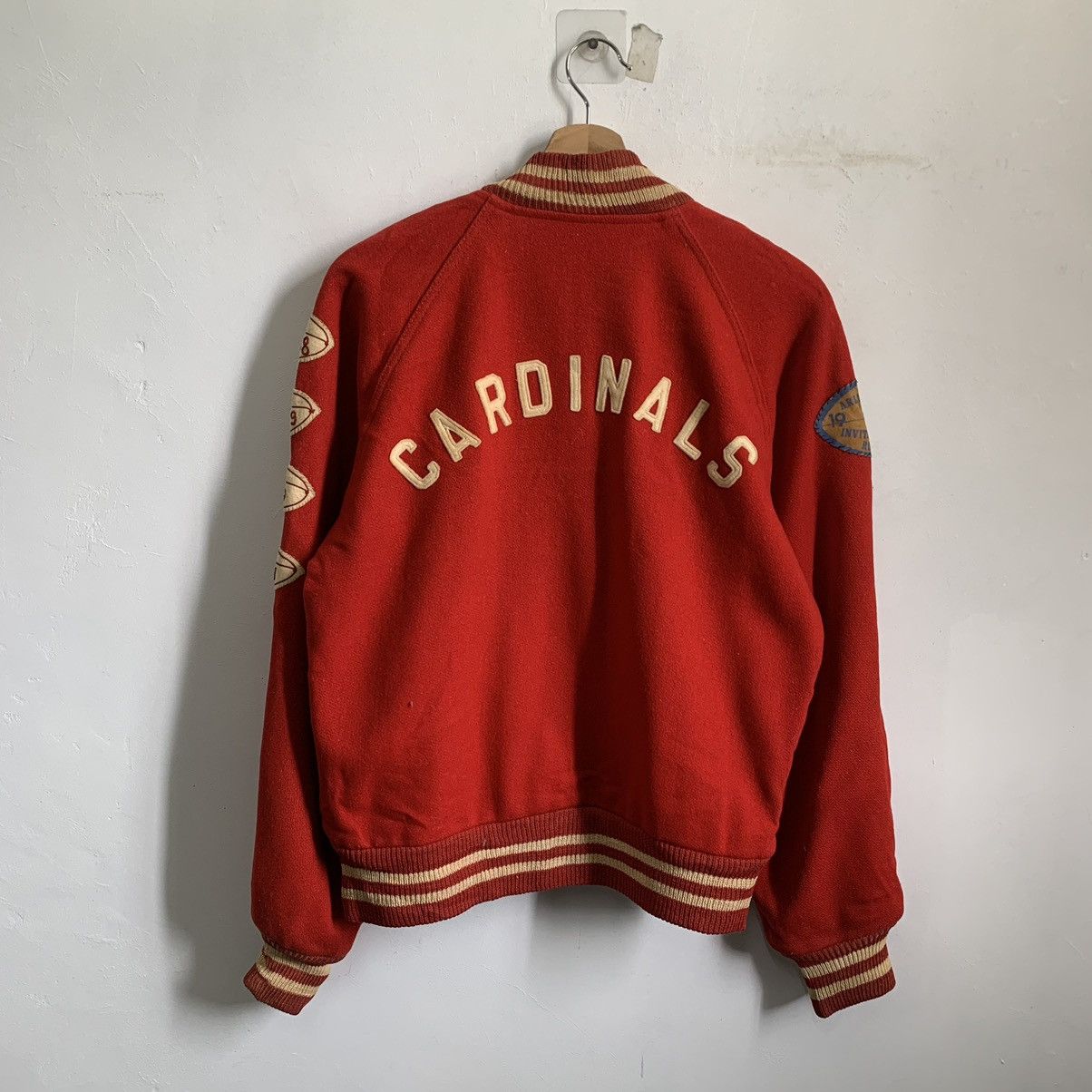 Vintage 70’s Hatchers Cardinal Varsity Jacket - 2