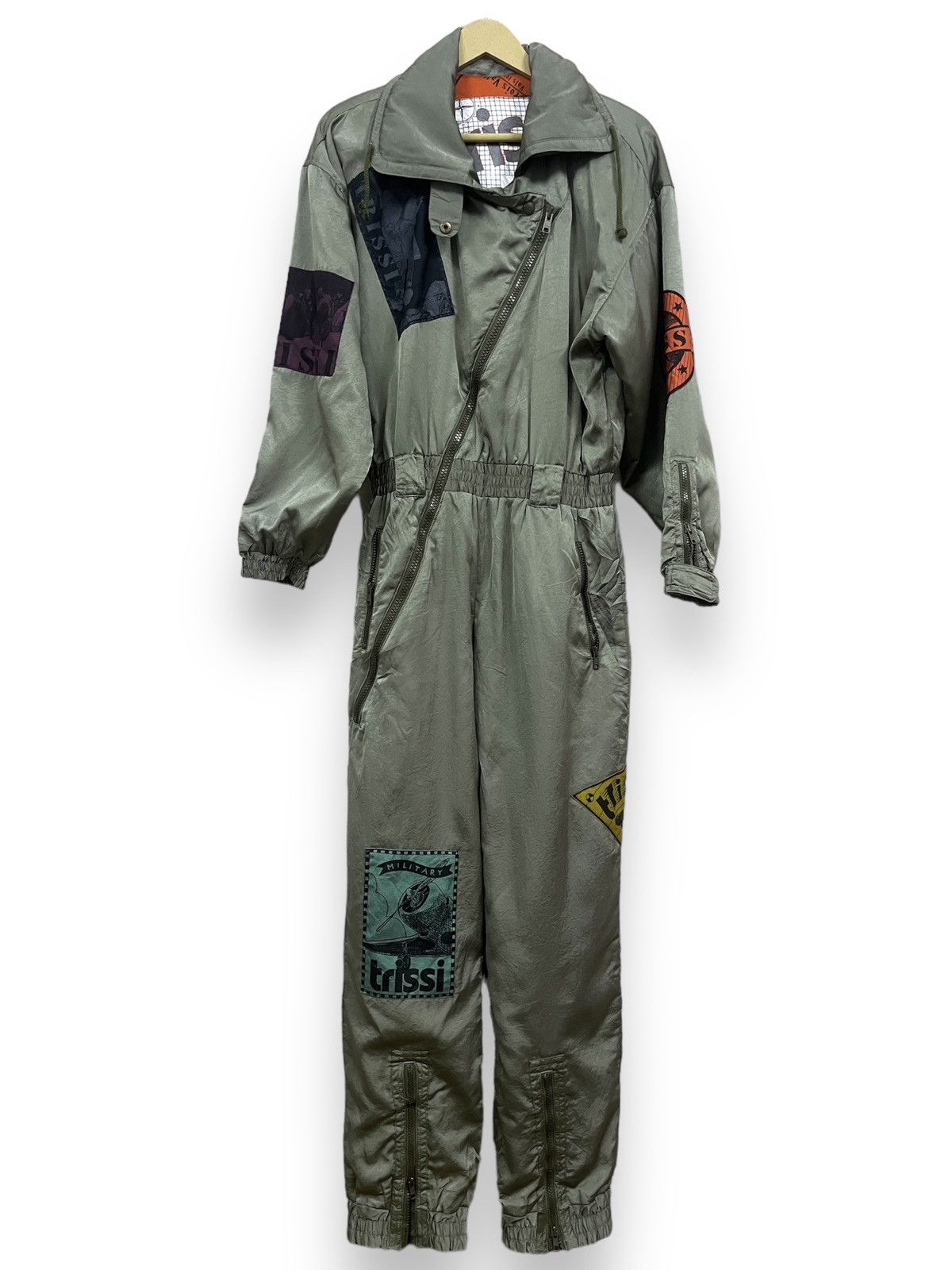 Vintage - Japan Trissi Specialist Parachute Jumpsuit Overall Jacket - 5