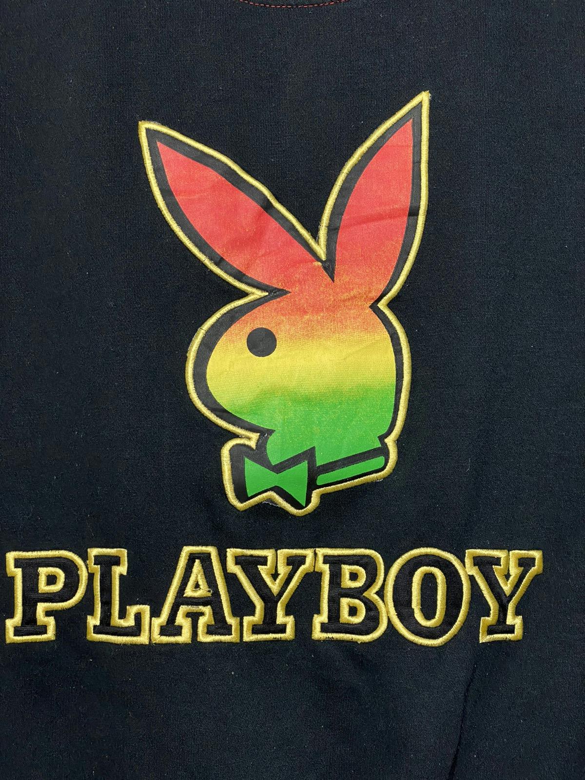 Vintage Playboy Rasta Embroidered Crewneck - 4