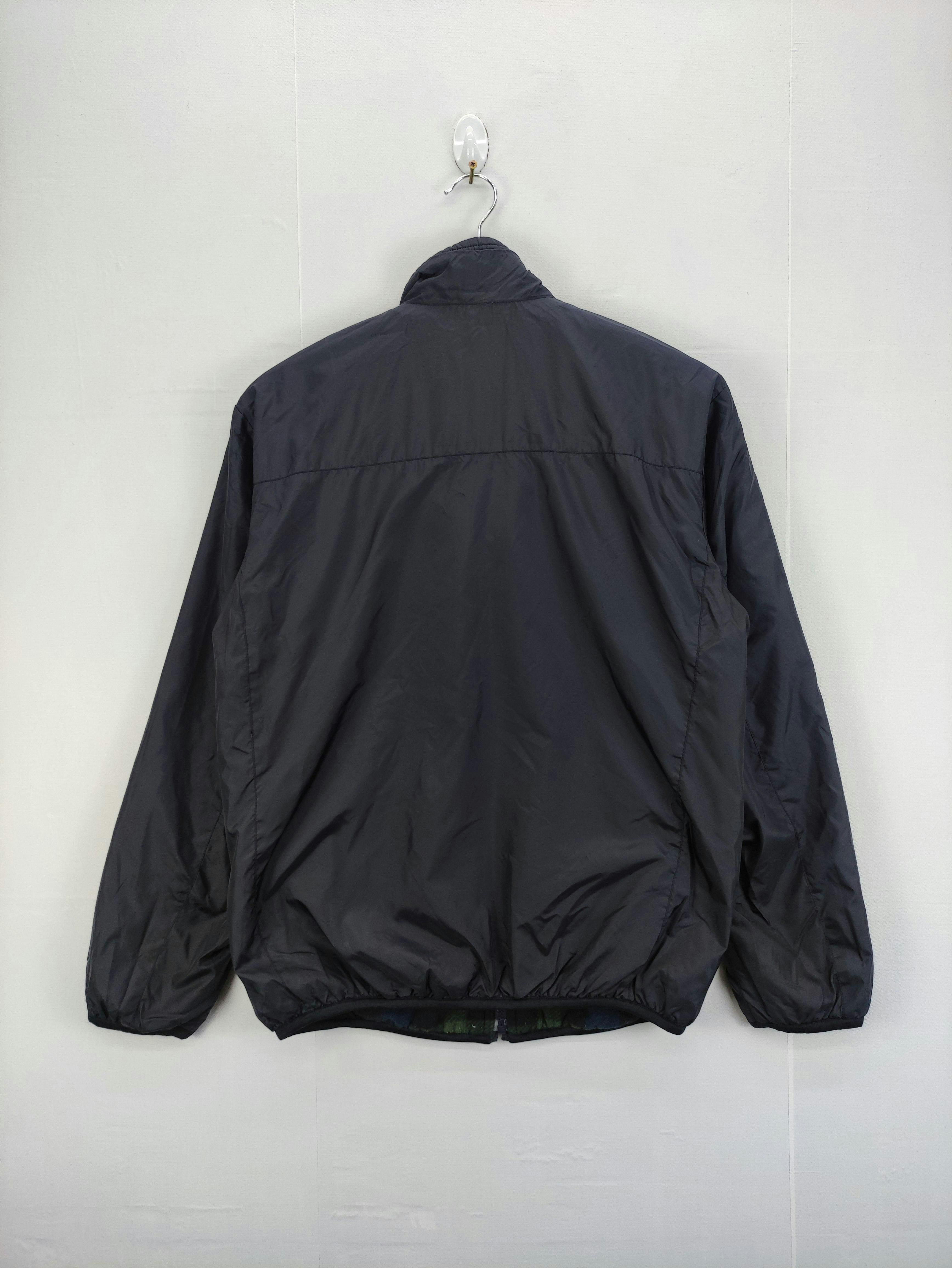 Vintage Uniqlo Jacket Fleece Reversible Zipper Checkered - 7