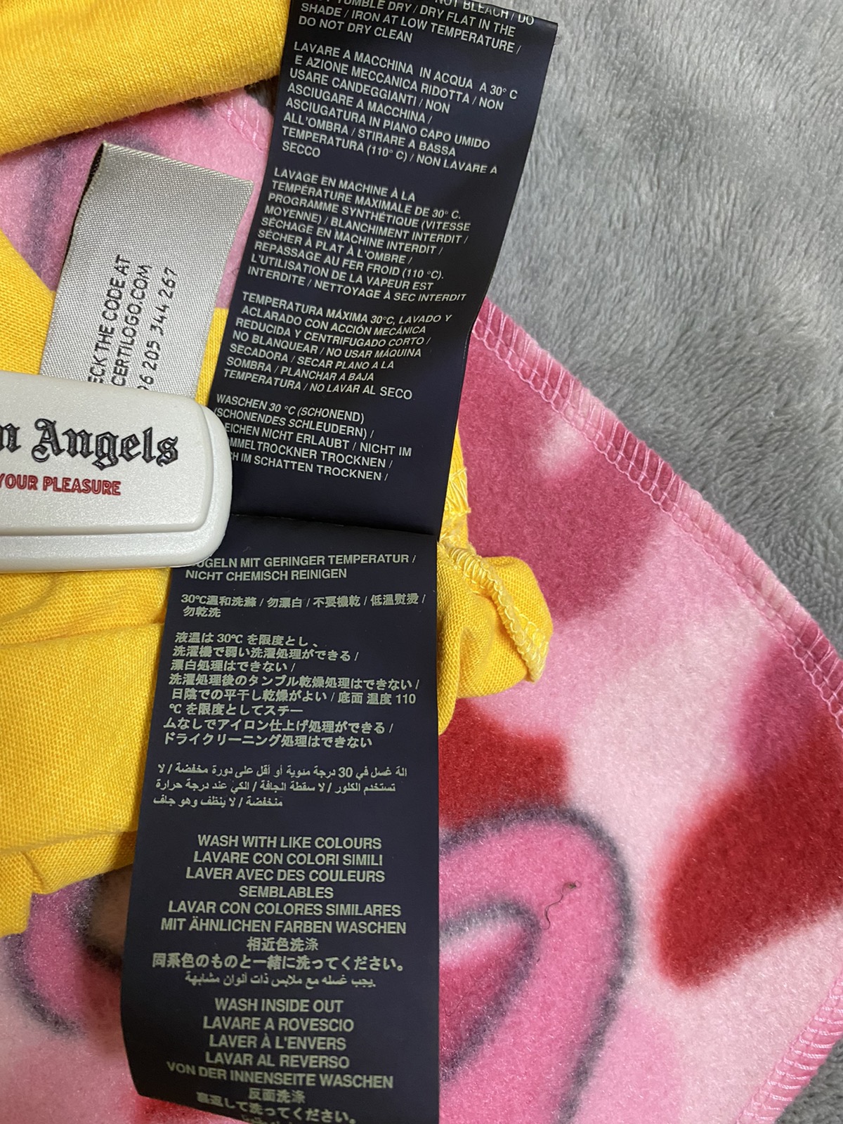 Palm Angels Curved Logo Tee T-shirt - 6