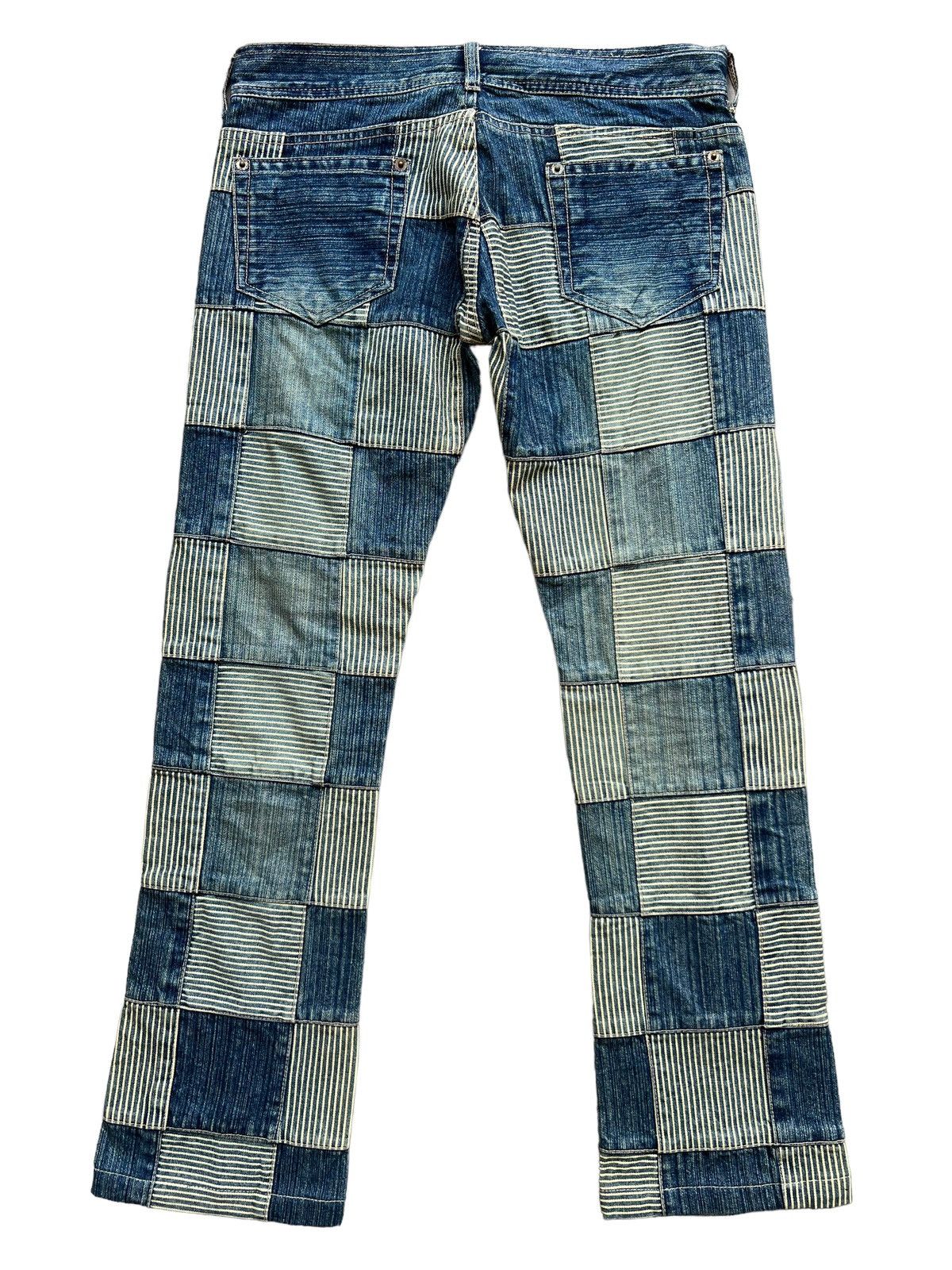 Japanese Brand Inspired by Kapital Patchwork Jeans 31x28.5 - 3