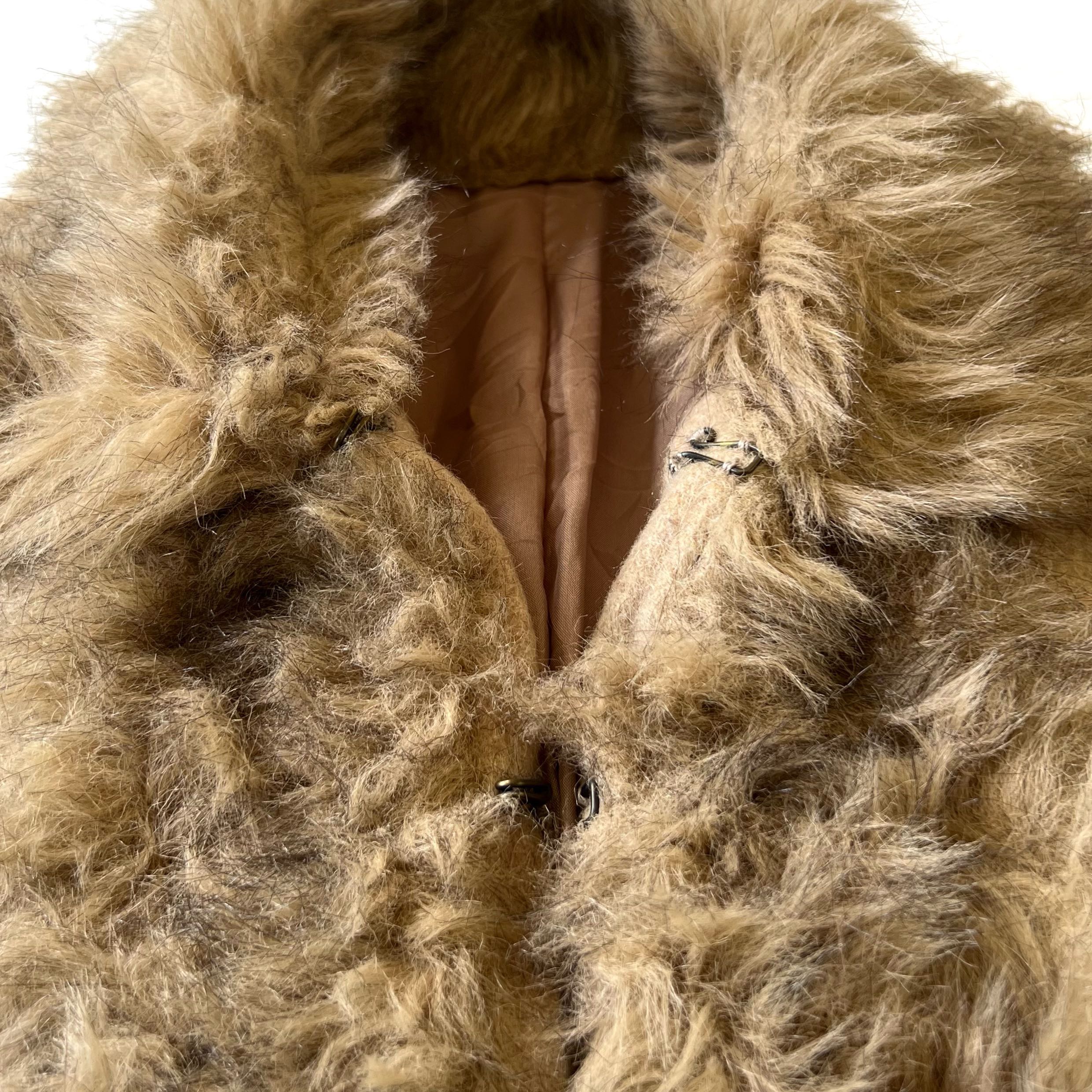 ATSURO TAYAMA faux fur trench coat - 5
