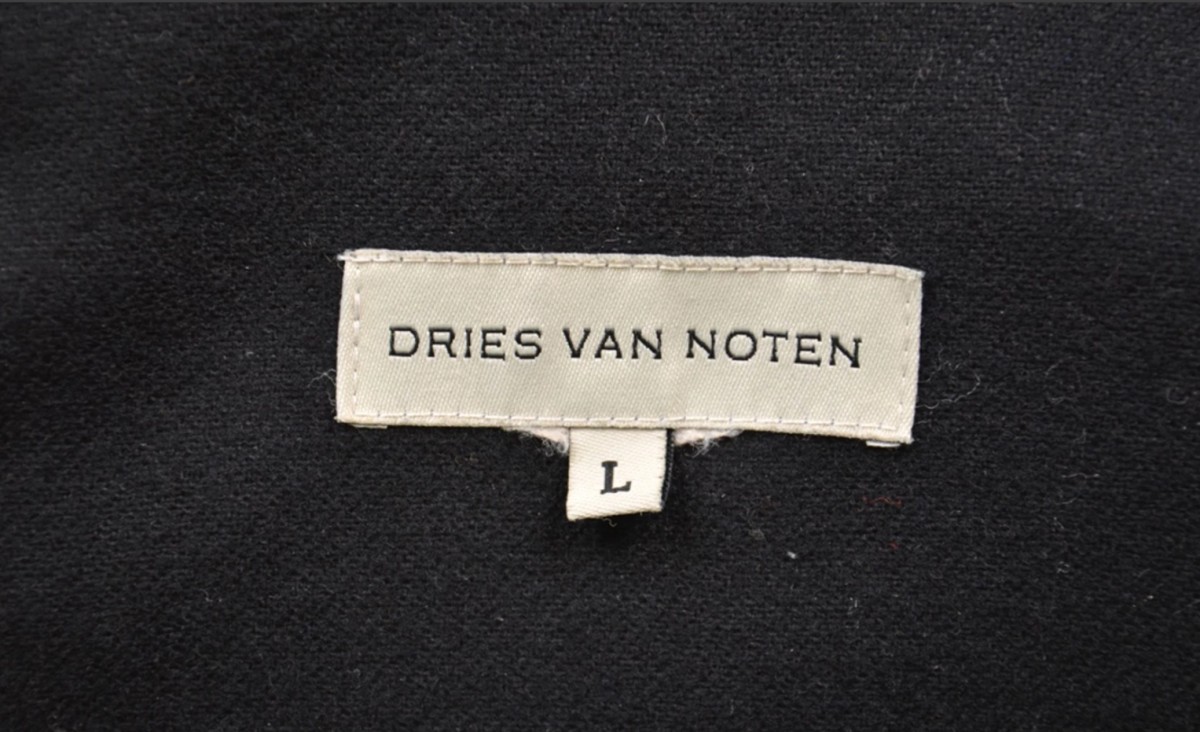 DRIES VAN NOTEN MILITARY WOOL COAT L - 16