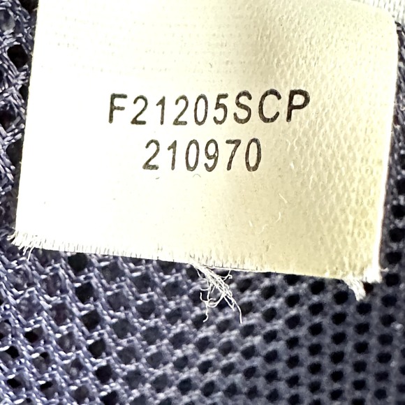 VTG Nike Tracksuit Jacket Full Zip Up Y2K 90s Drawstring Mesh Blue Small - 5