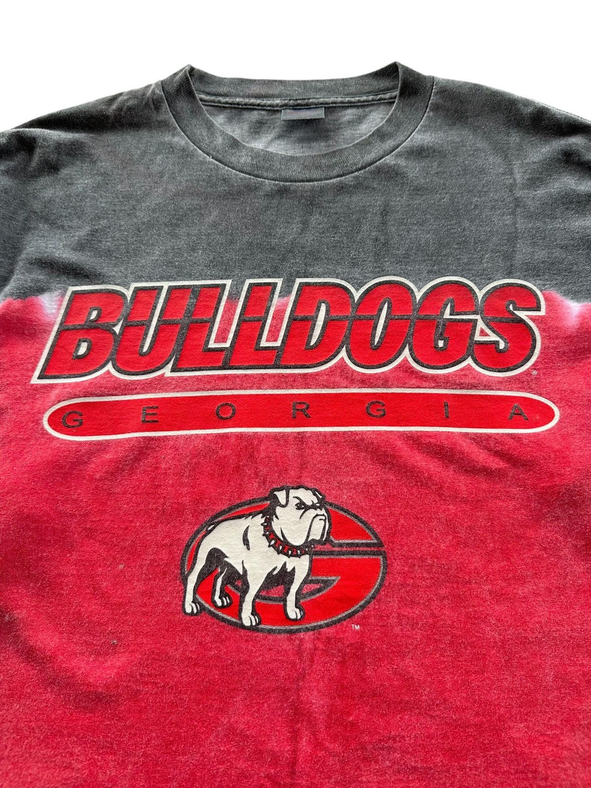 Vintage - Georgia University Bull Dogs Vtg Tie Dye T Shirt - 1