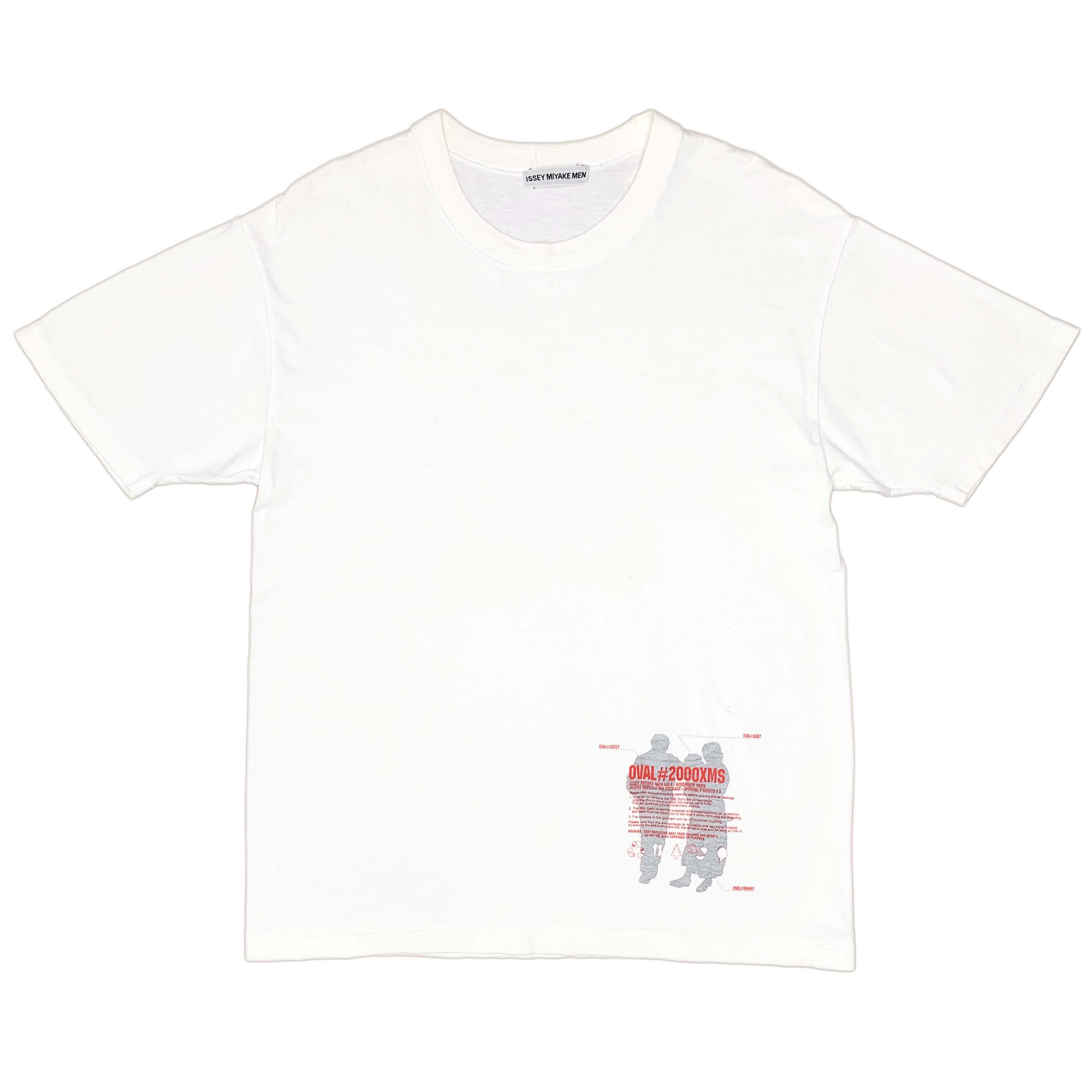 Issey Miyake - AW99 OVAL #2000XMS: Shrunk Cotton T-Shirt - 1