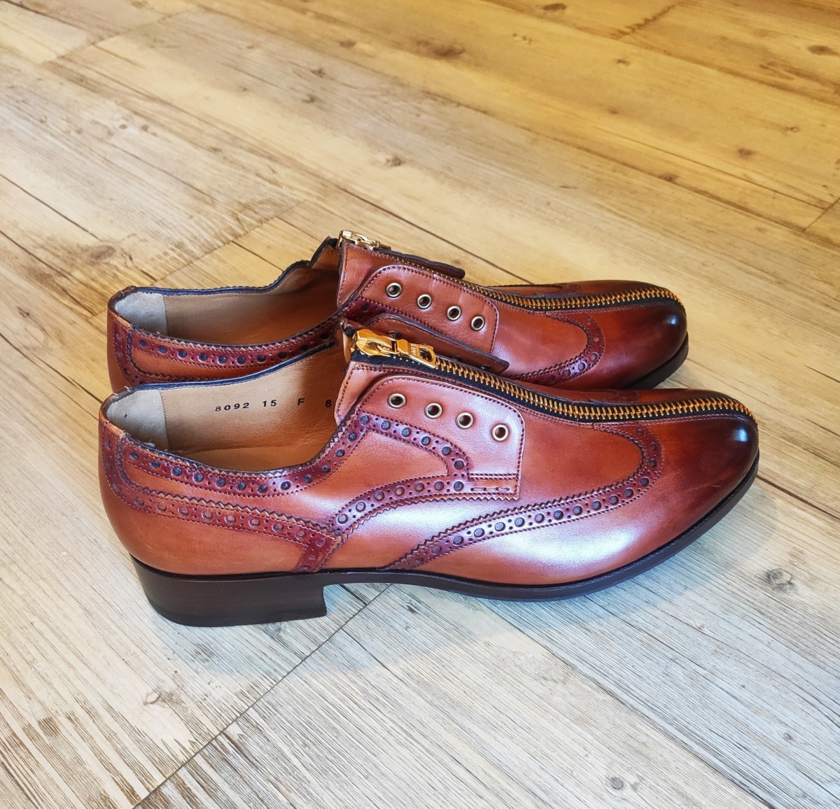 Denis Simachev - NEW! 2007-08 zip brogues.Like Gucci or Dior - 4