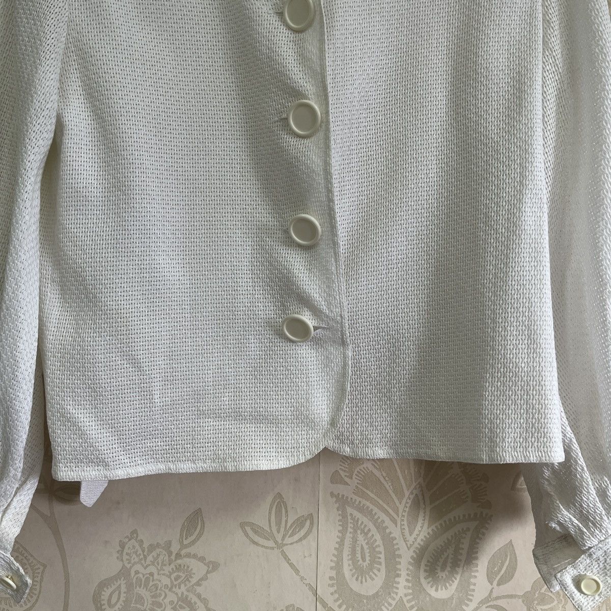 Gently Used Vintage Christian Dior Blouse Size M - 9