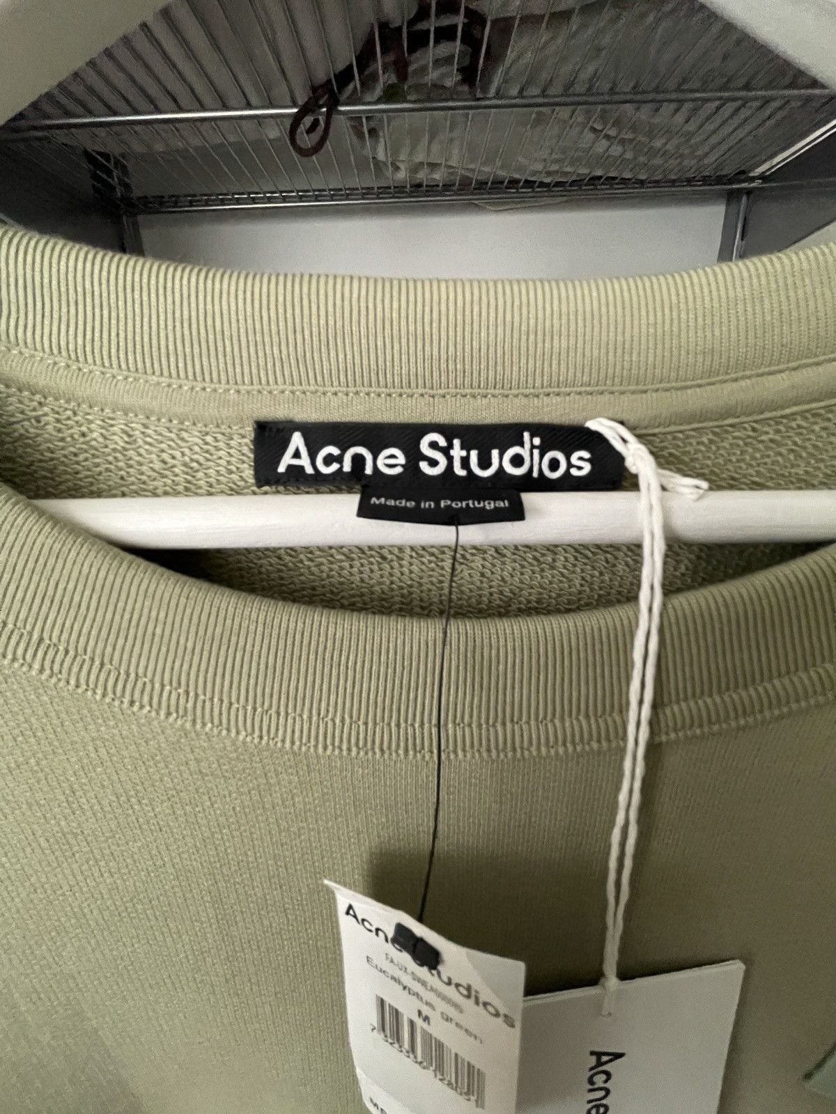 250$ Acne Studios Unisex Face Logo Sweatshirt (Brand New)) - 5