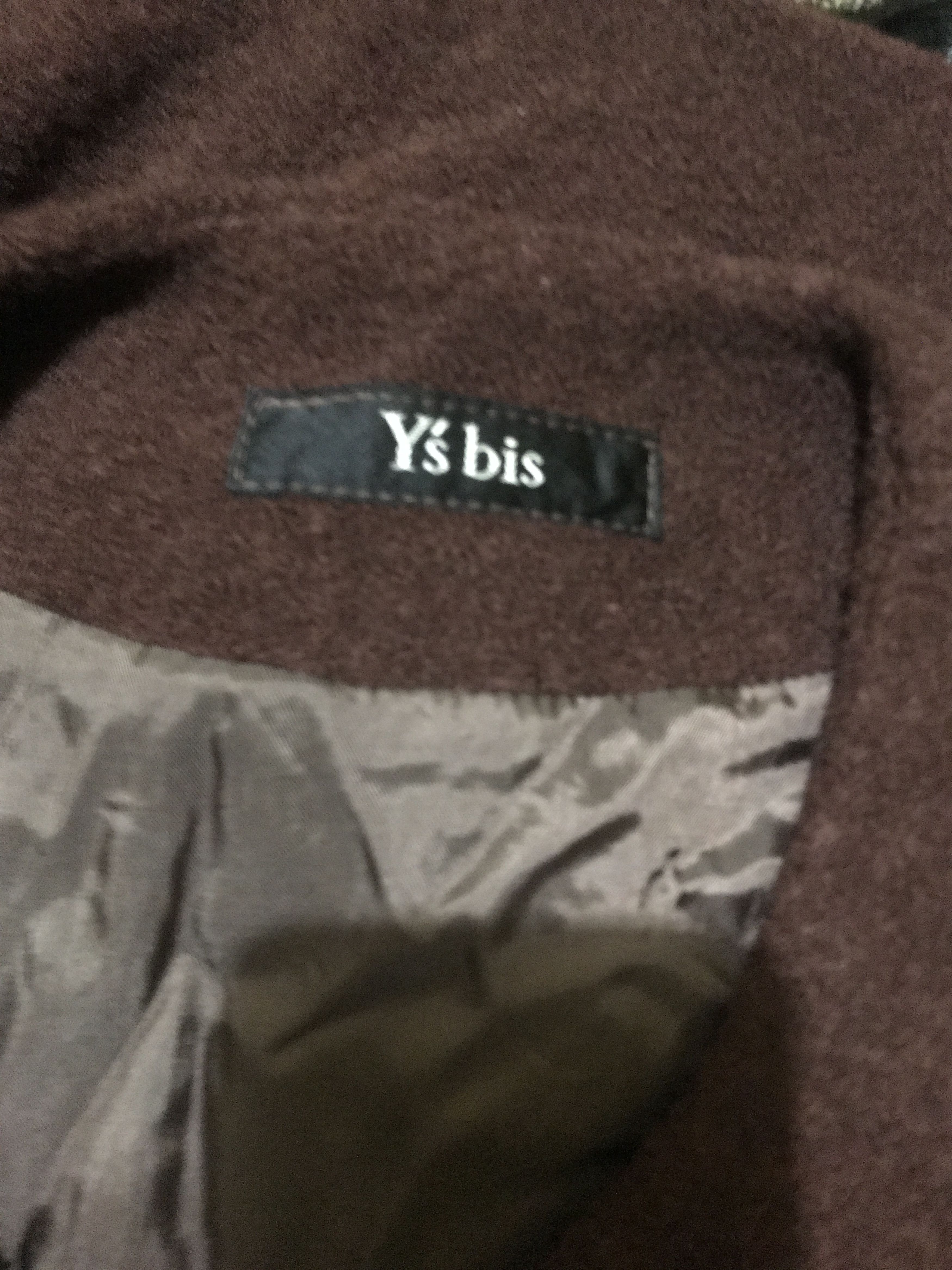 Y’s Bis Wool Cropped Jacket - 3