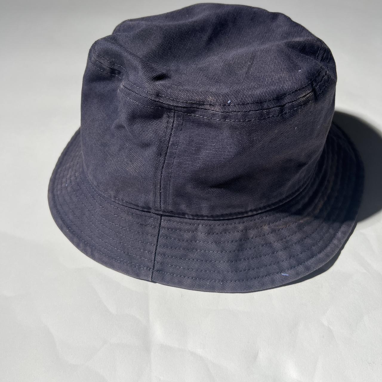 Acne Studios Men's Blue and Navy Hat - 4