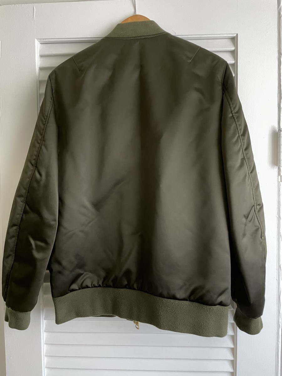 Acne Selo Bomber Jacket Olive Size 48 - 2