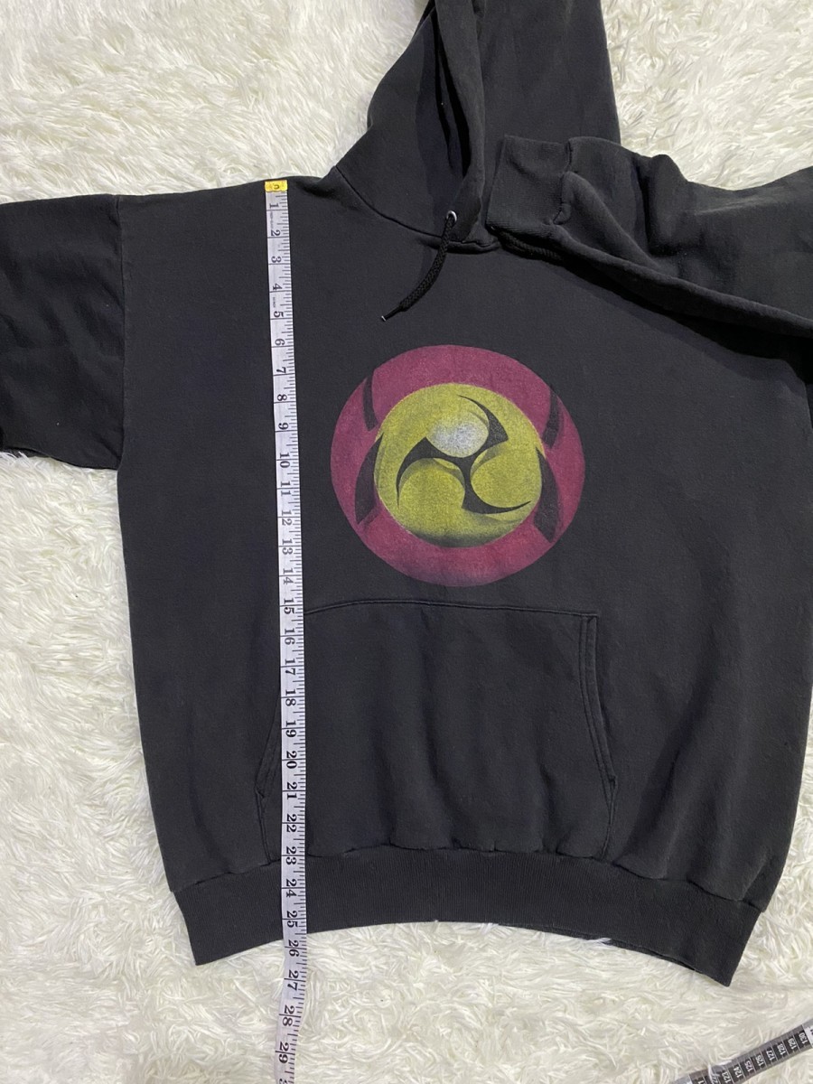 Hanes - Vintage 90's Iron On Screen Sweatshirt Hoodie - 10