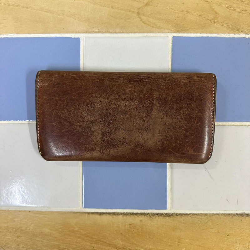 Porter Yoshida Hoff Vintage Leather Long Wallet Japan - 1