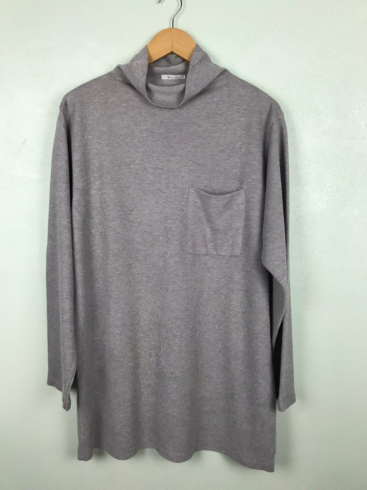 Y's For Men Turtle Neck Long Sleeve Tee - gh1320 - 1