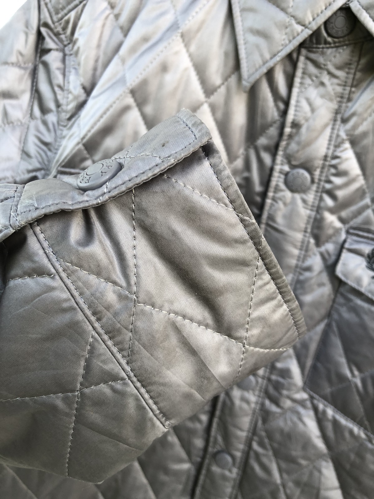 Quilted Snap Button Jacket - 8