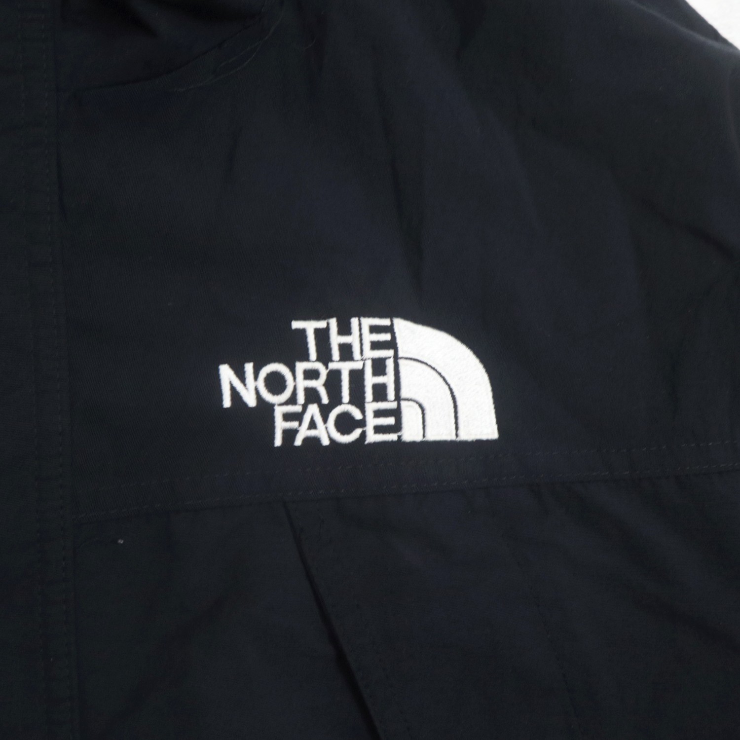 Vintage 90s THE NORTH FACE Mini Logo Embroidered Bomber Parka Mountain Ski Outdoor Hoodie Jacket - 2