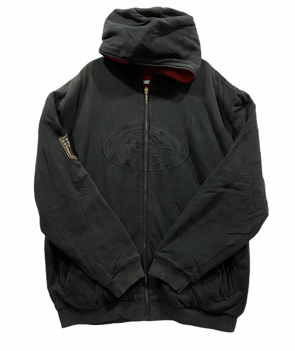 San Francisco 49ers Reversible Oversize Hoodies Jacket - 4