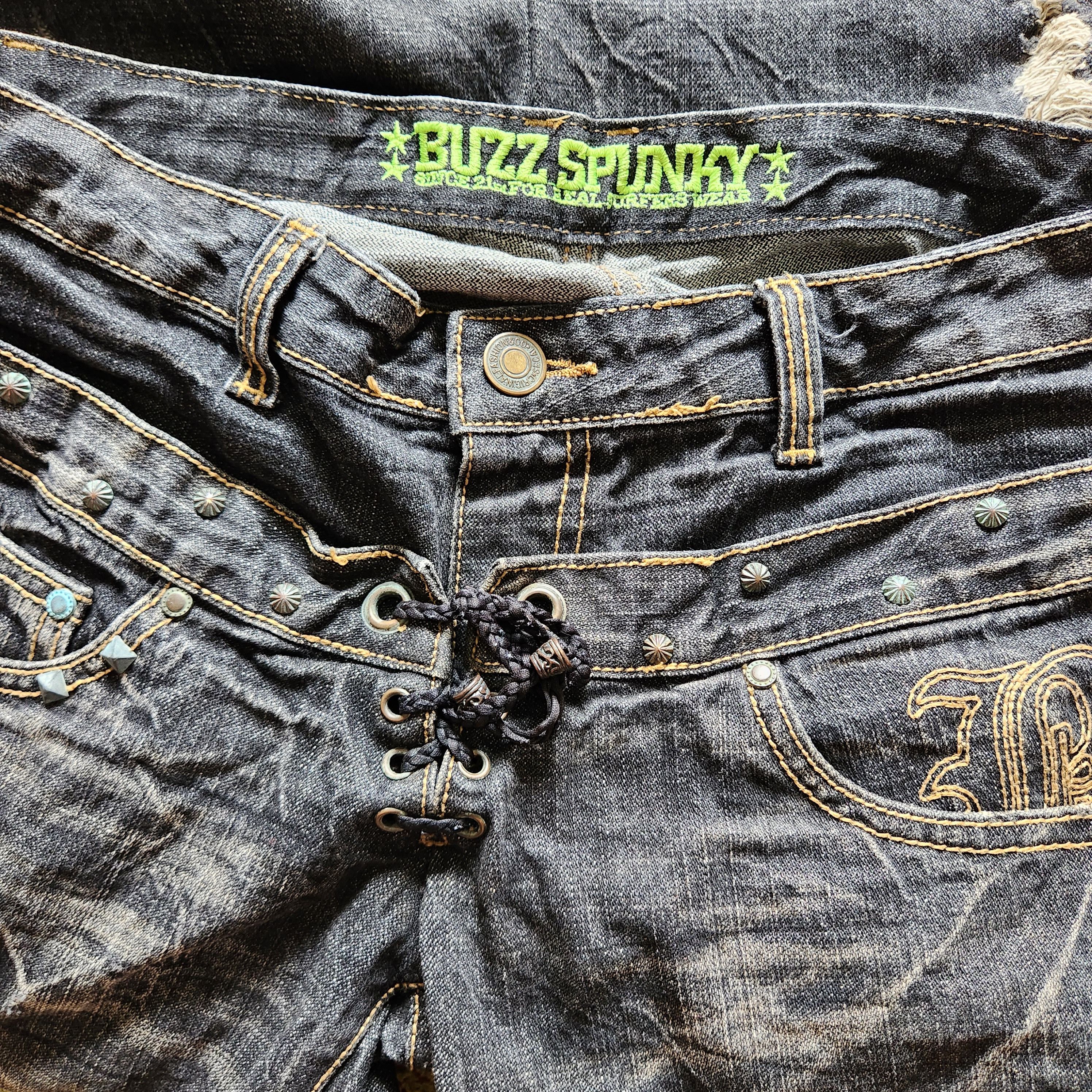 Japanese Brand - Seditionaries Punk Rock Double Waist Denim With Patches - 7