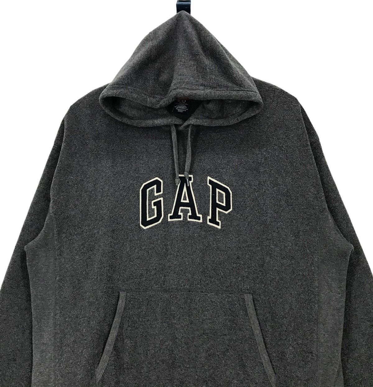 Vintage Gap Bigo Logo Fleece Hoodie. - 3