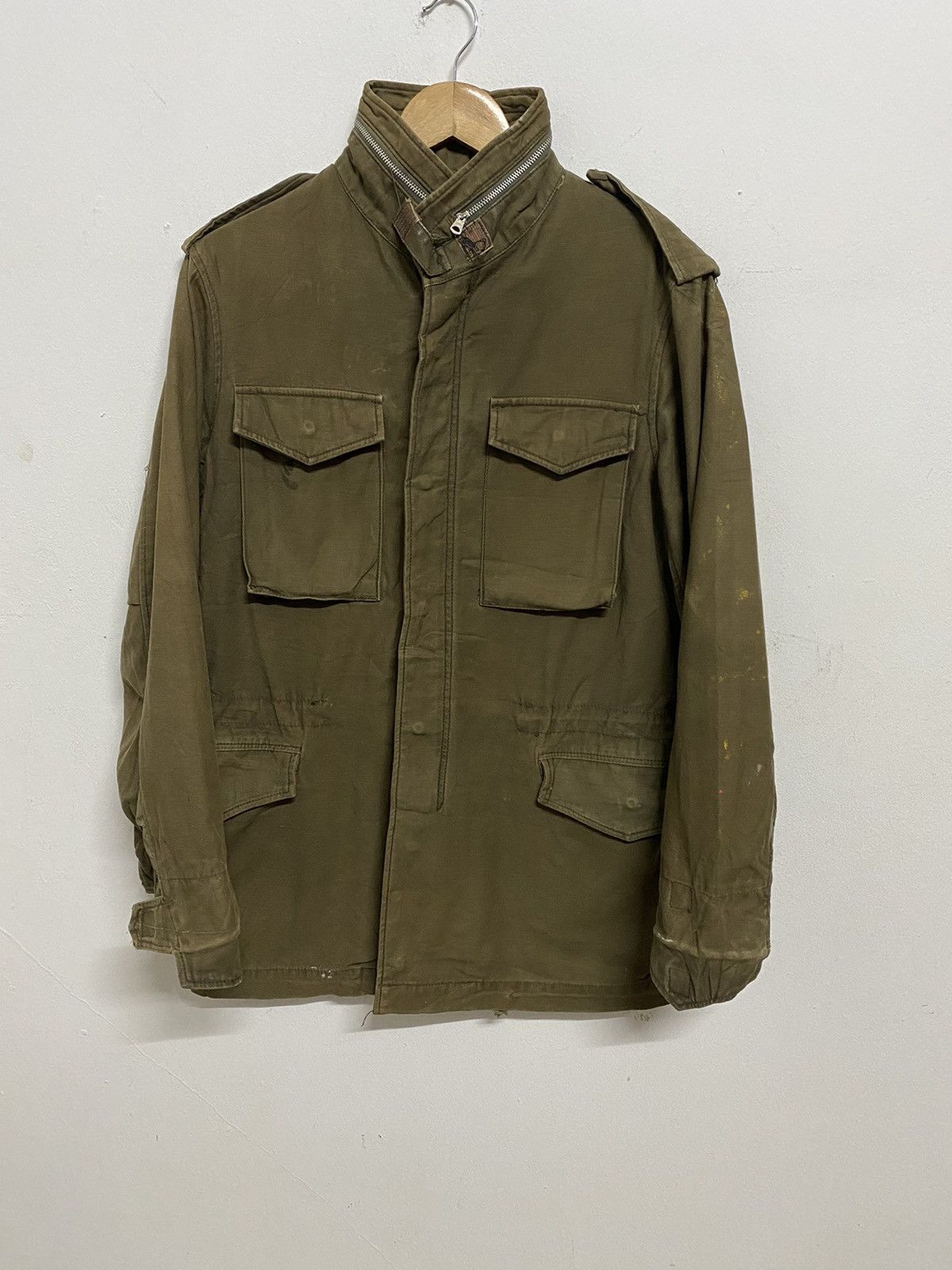 Alpha Industries - Vintage Us Army M65 Field Painter Jacket Made Usa - 1