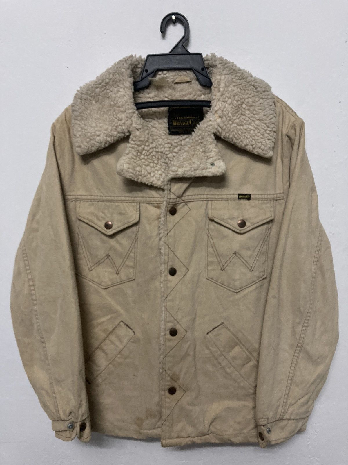 Vintage Wrangler Wrange Coat Sherpa Jacket - 1