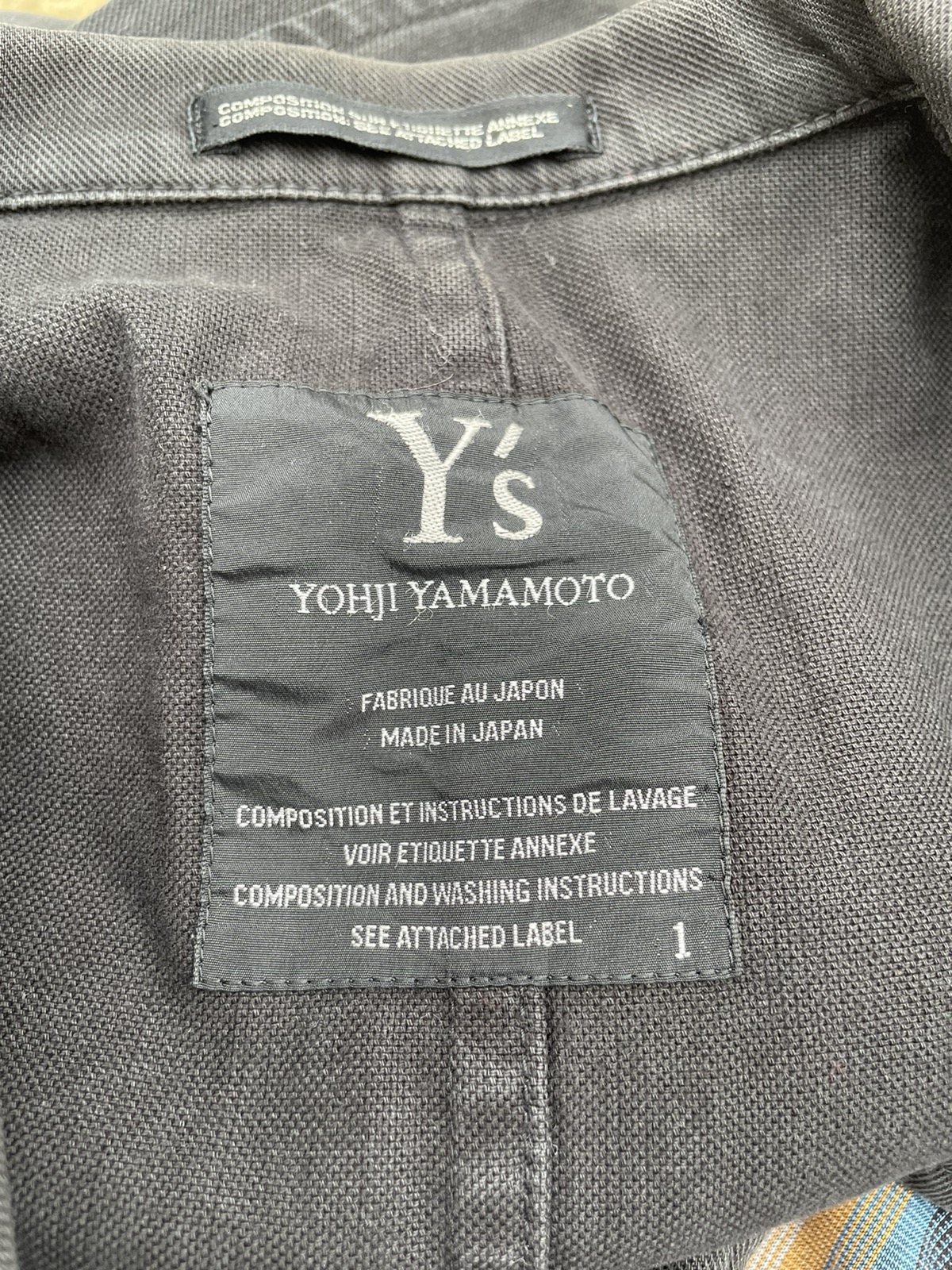 Y’s Yohji Yamamoto Jacket Made In Japan - 6