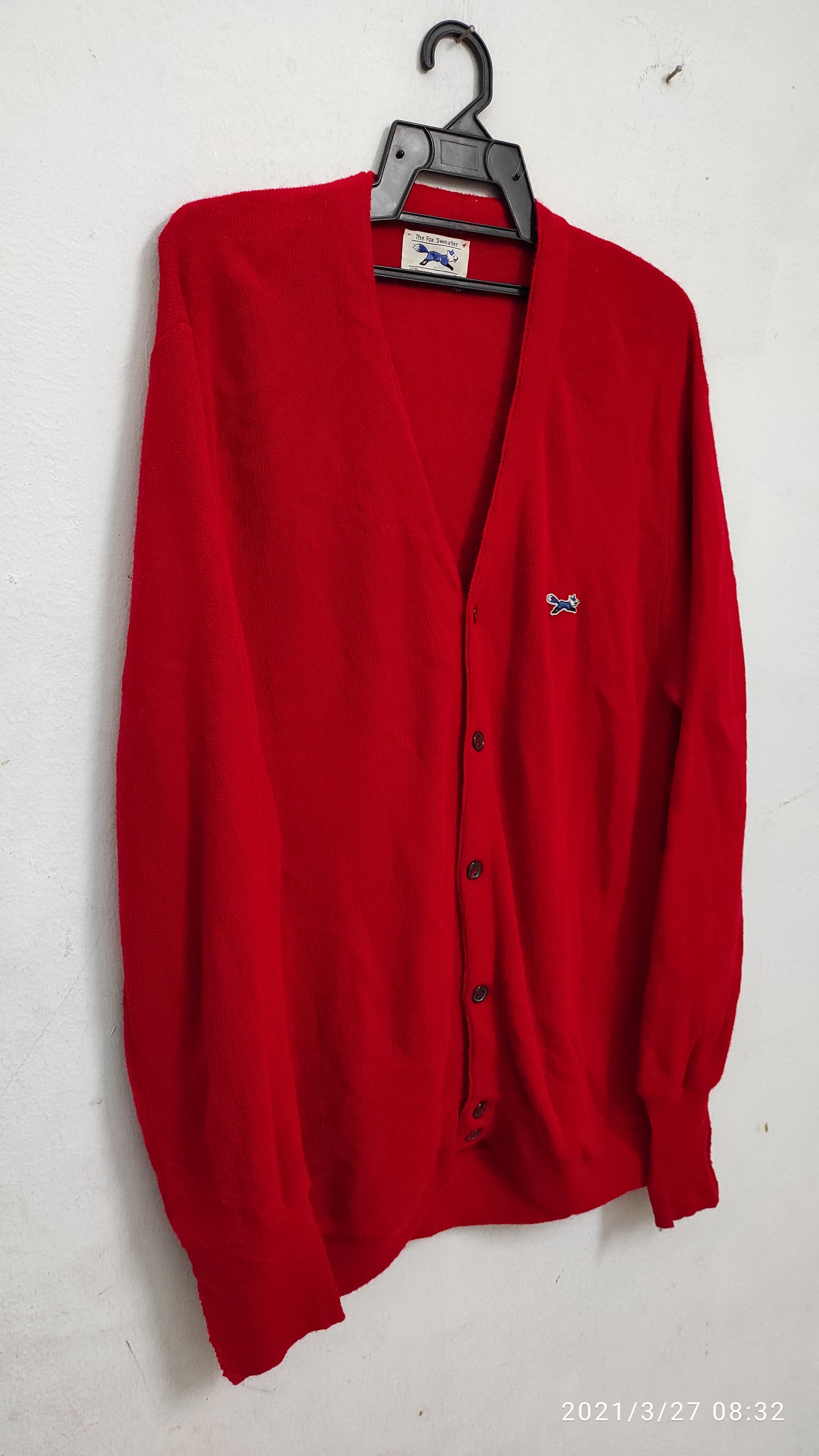 J.C. Penney - Archive 1970's Fox Sweater Cardigan JC Penney USA - 6