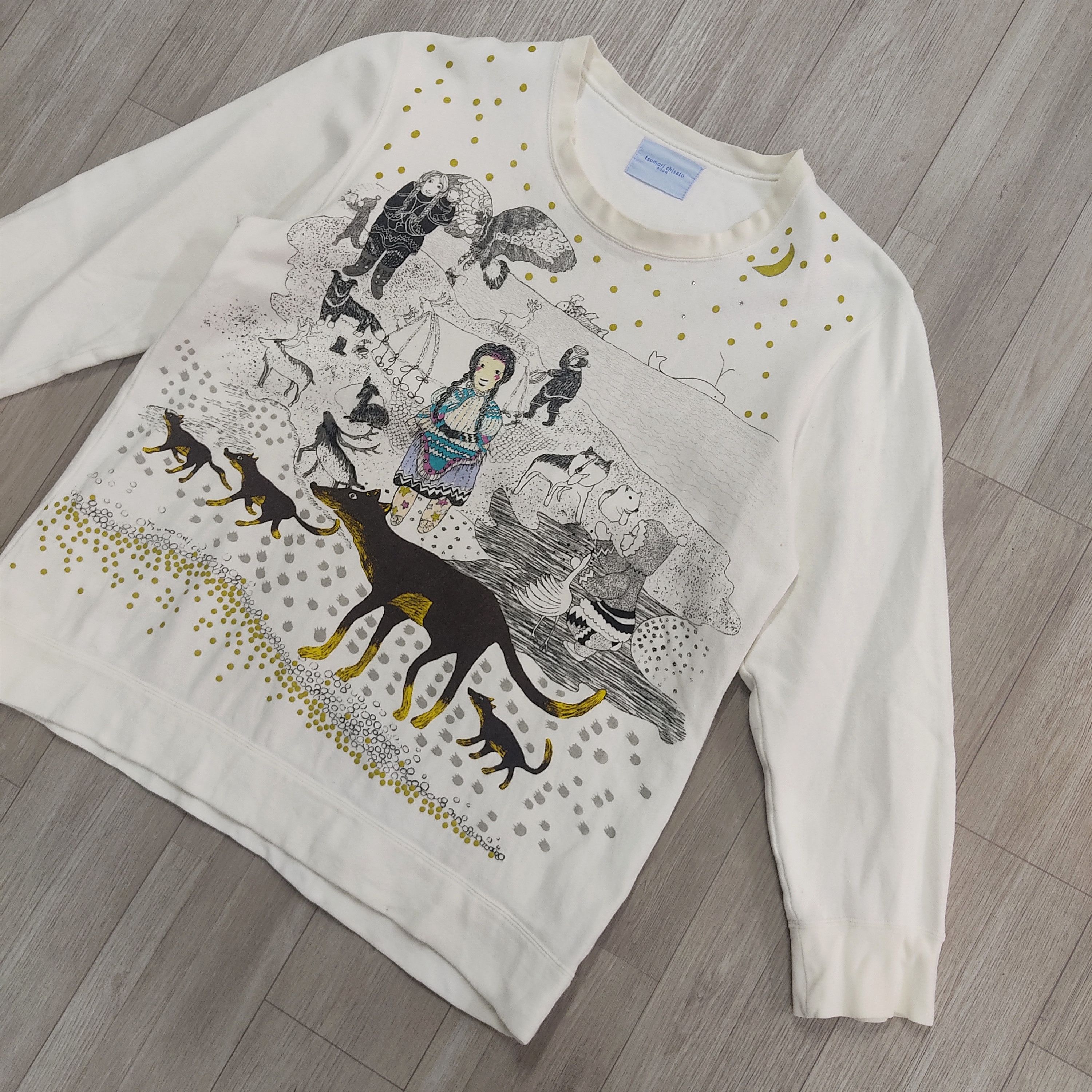 TSUMORI CHISATO ROOM Rare Graphic Sweater Pullovers - 5