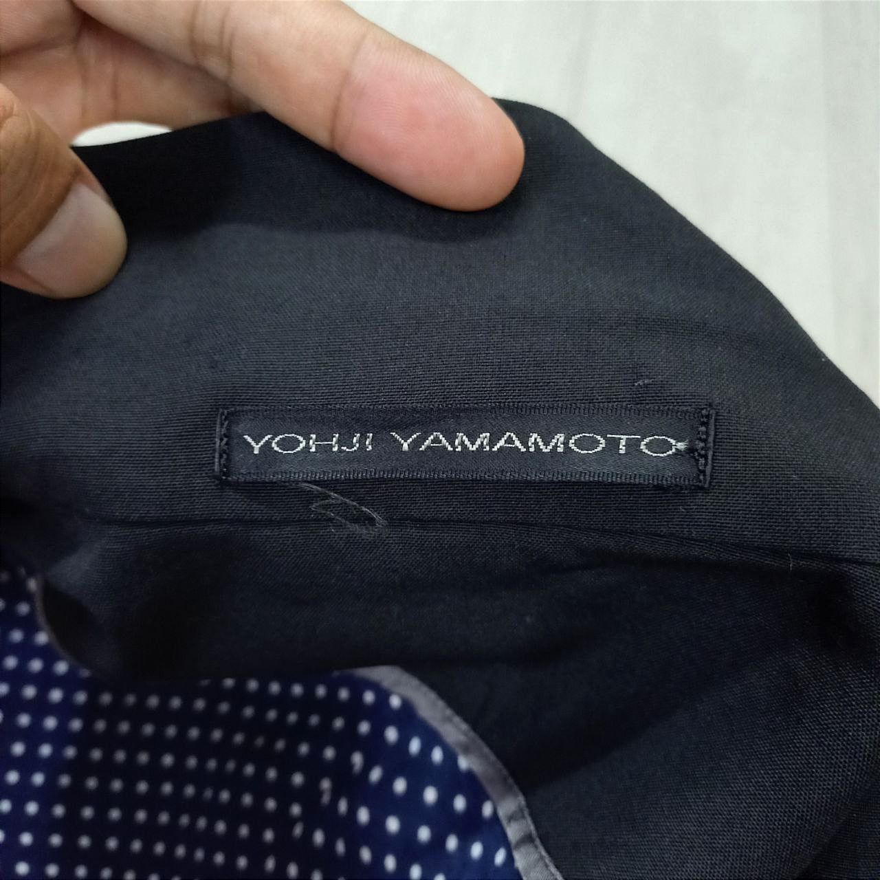 Vtg YOHJI YAMAMOTO Single Breasted 3 Buttons Blazer Jacket - 15