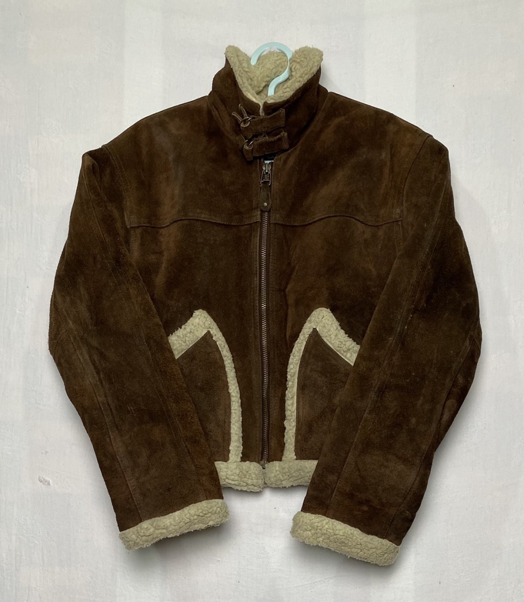Leather - Made in The World Sherpa Lined B-3 Style Jacket - 2