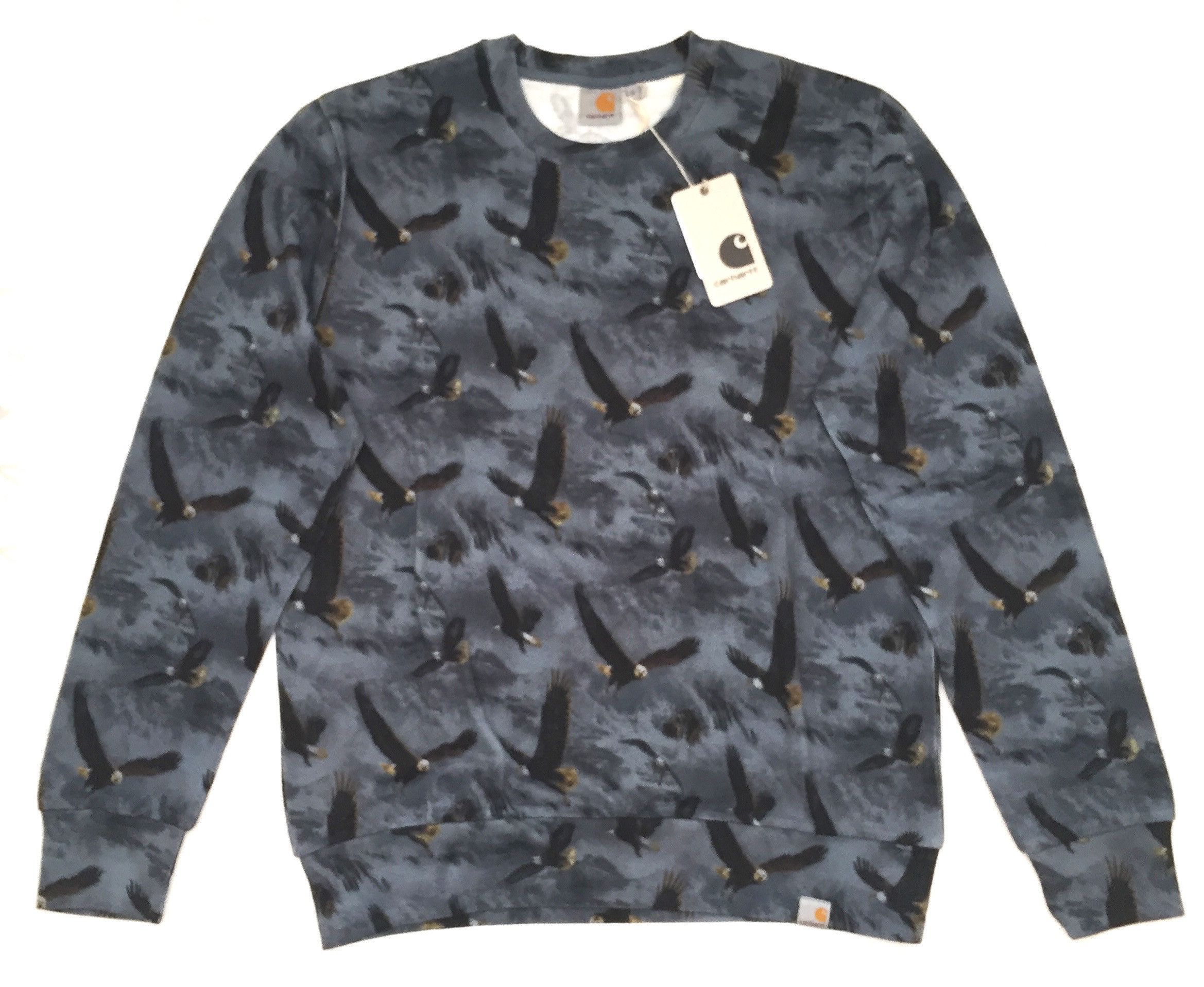 Carhartt Work In Progress Eagle Print Crewneck Sweatshirt - 1